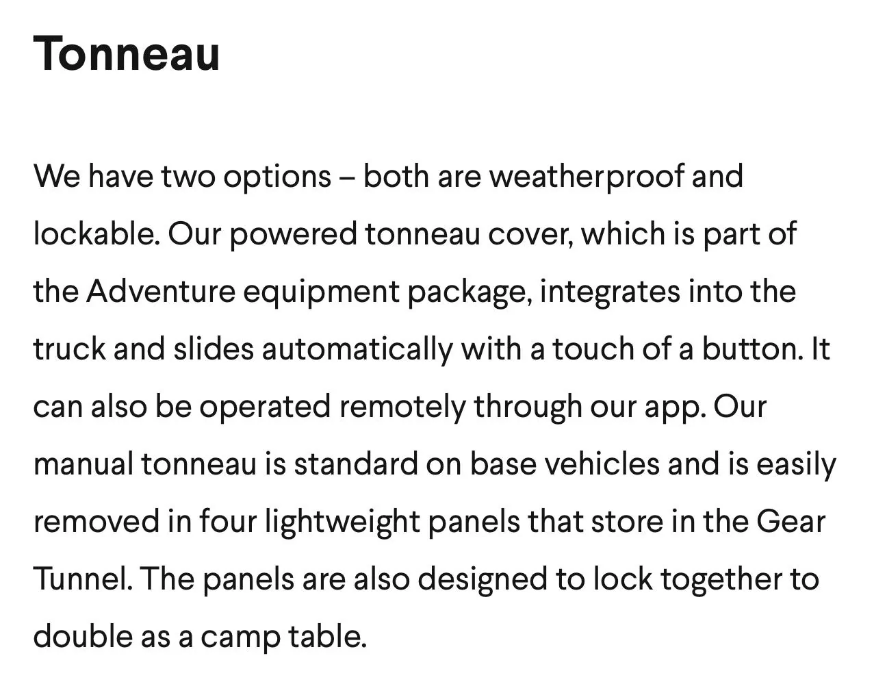 Rivian R1T R1S R1T bed and Tonneau cover concerns 4DF53F48-50C7-4D1E-9415-E6FFD559C7CF