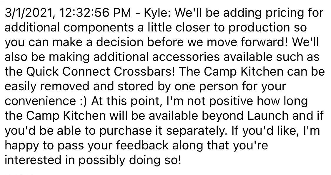Rivian R1T R1S Camp Kitchen Removed from Support Pages 15EA4E86-8F6B-4A16-ADB8-0BFCA5782095