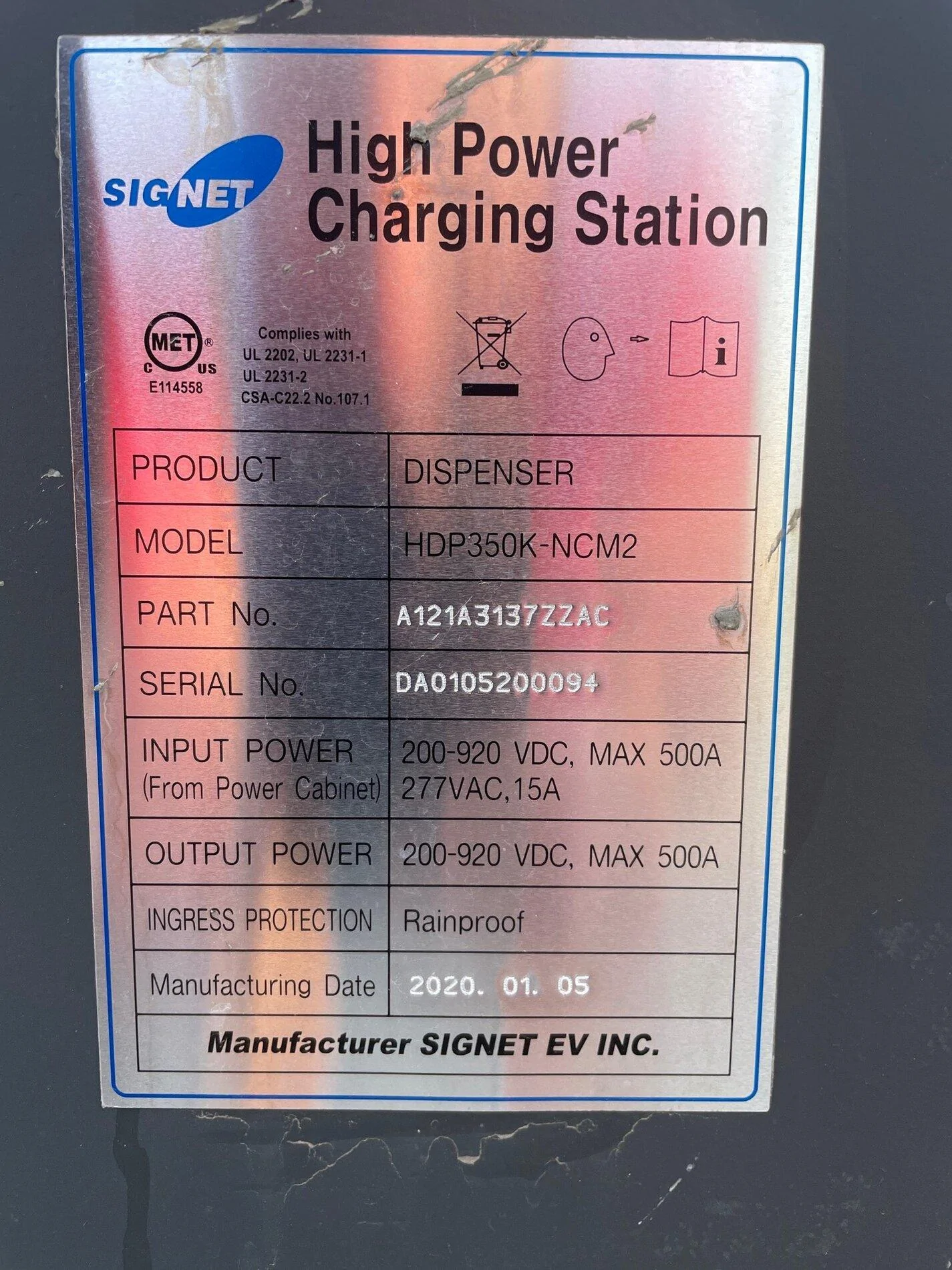 Rivian R1T R1S Battery voltage confirmed: 400V-450V Signet350KW