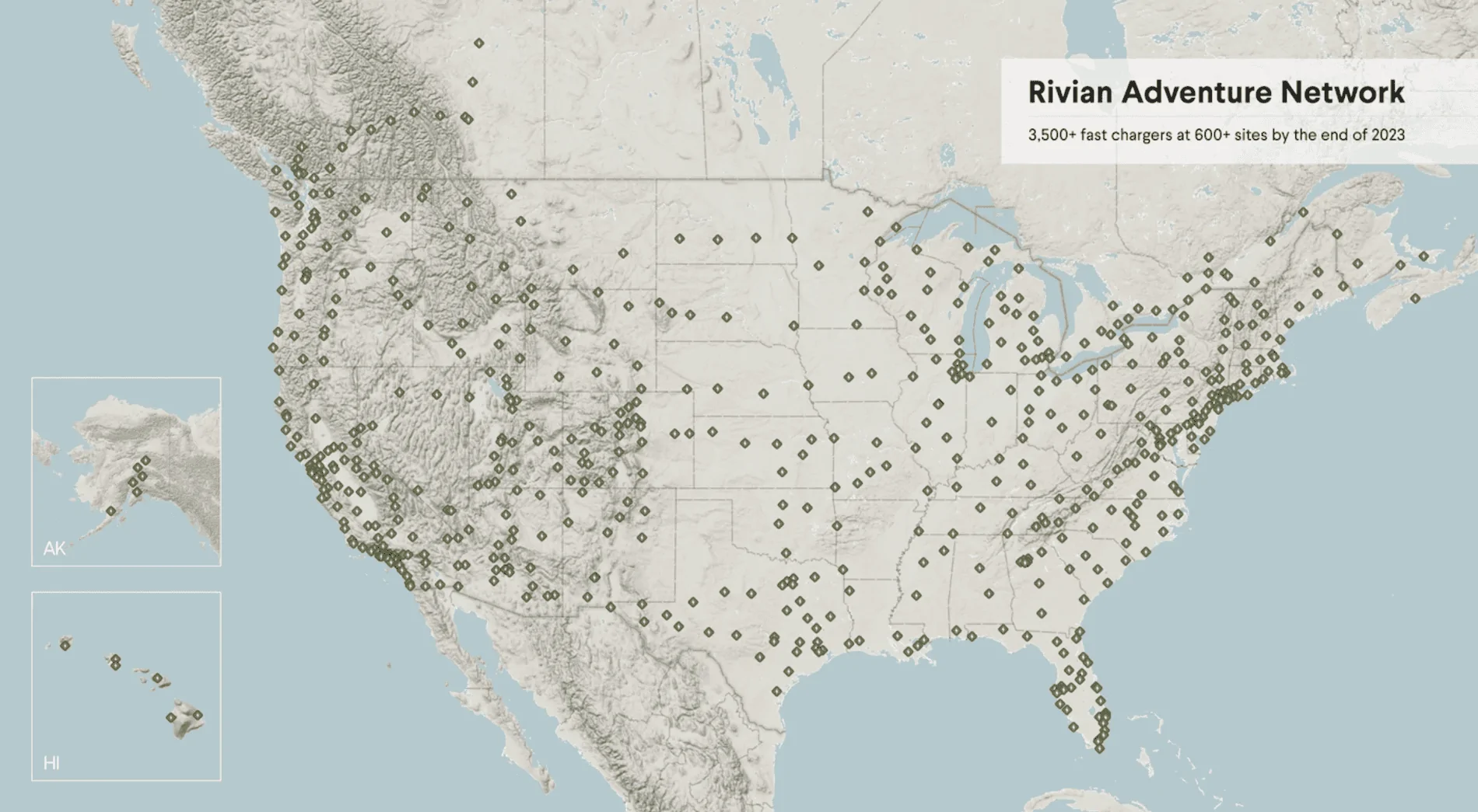 Rivian R1T R1S New Official Rivian Adventure Network and Charging Station Info 1616094116242