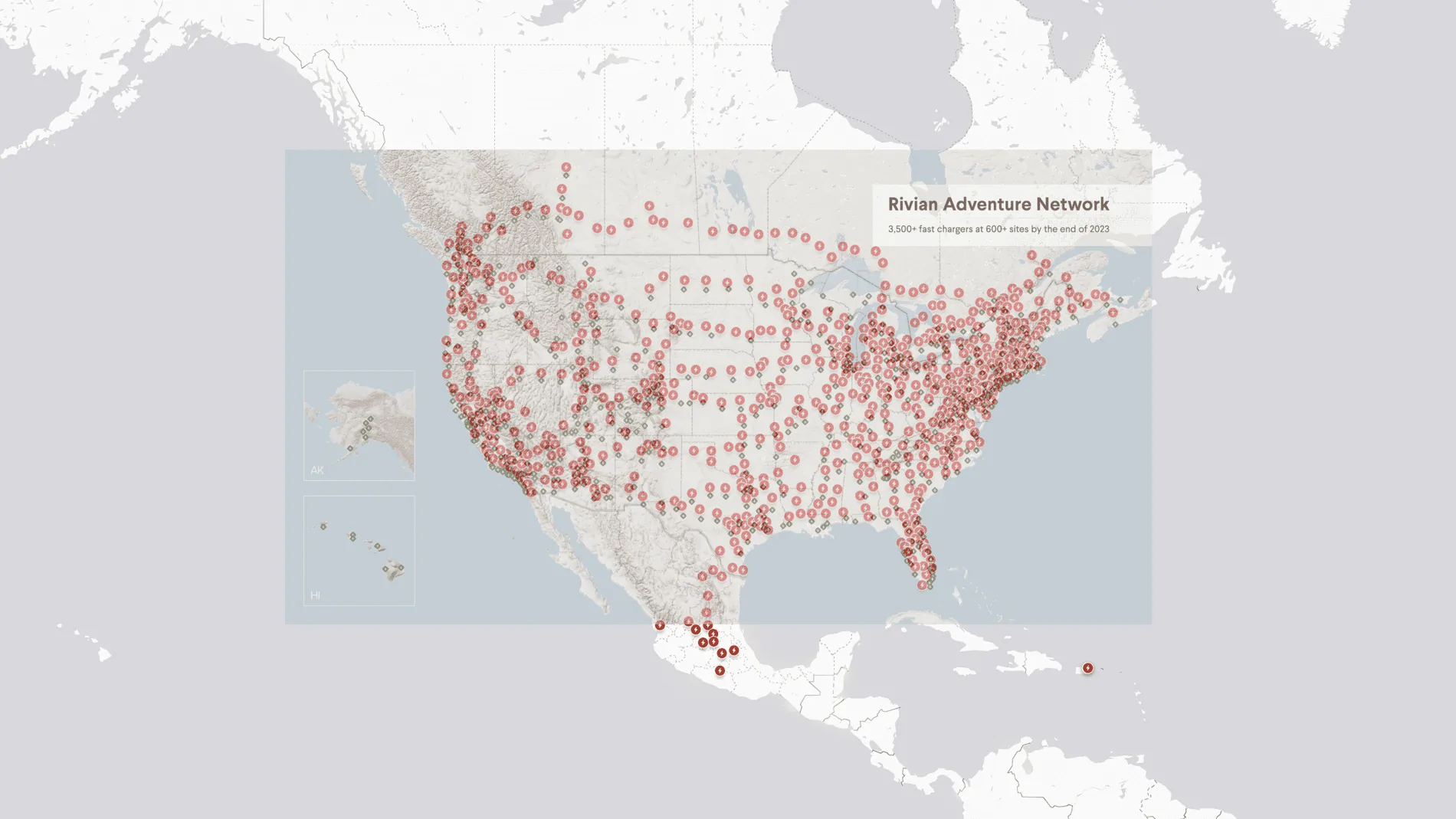 Rivian R1T R1S New Official Rivian Adventure Network and Charging Station Info RAN and Supercharger