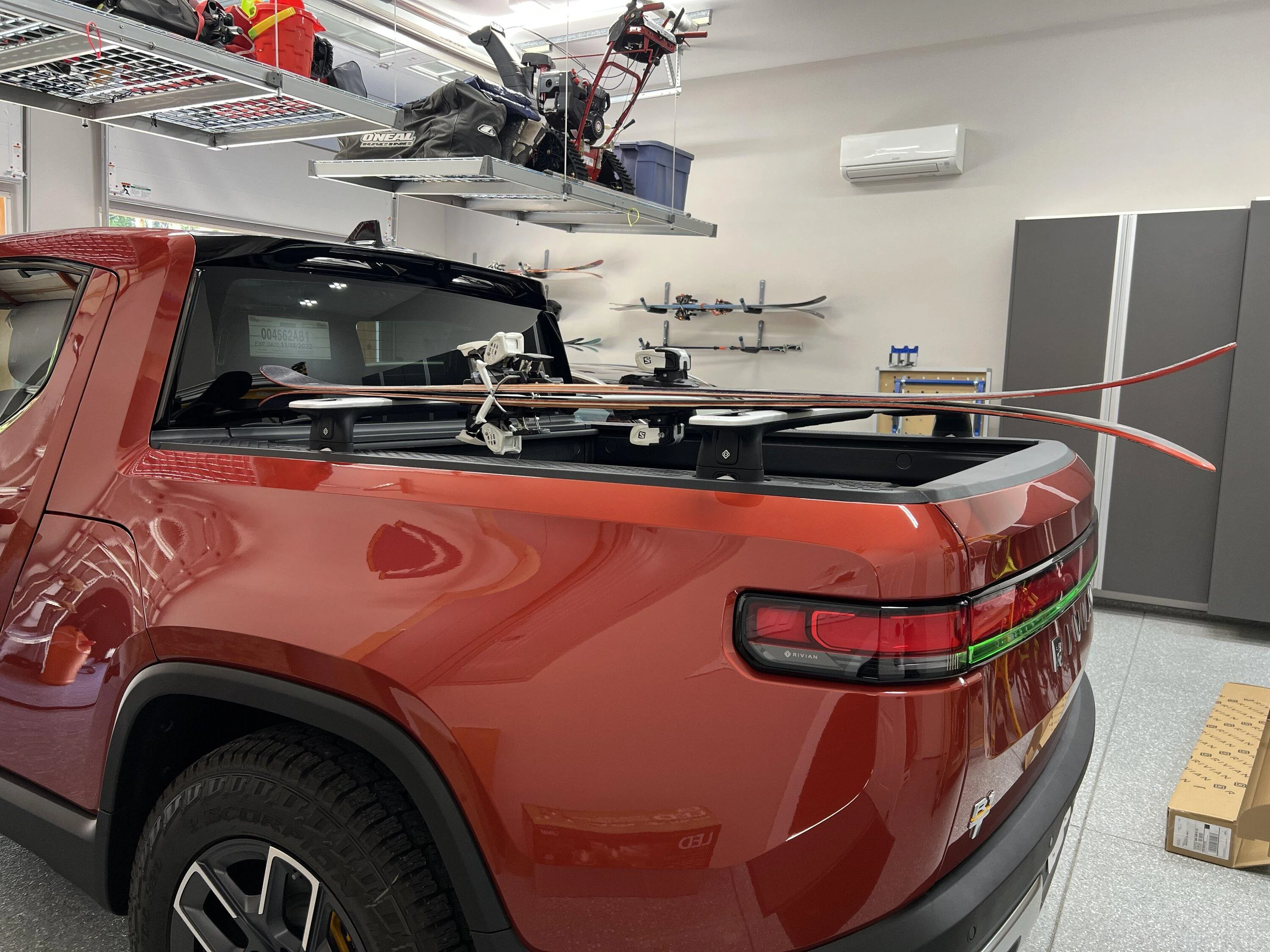 Rivian R1T R1S How are you planning to haul your ski / snowboard gear? 82F90D2A-15D4-456A-A1A7-109E8B4189B1