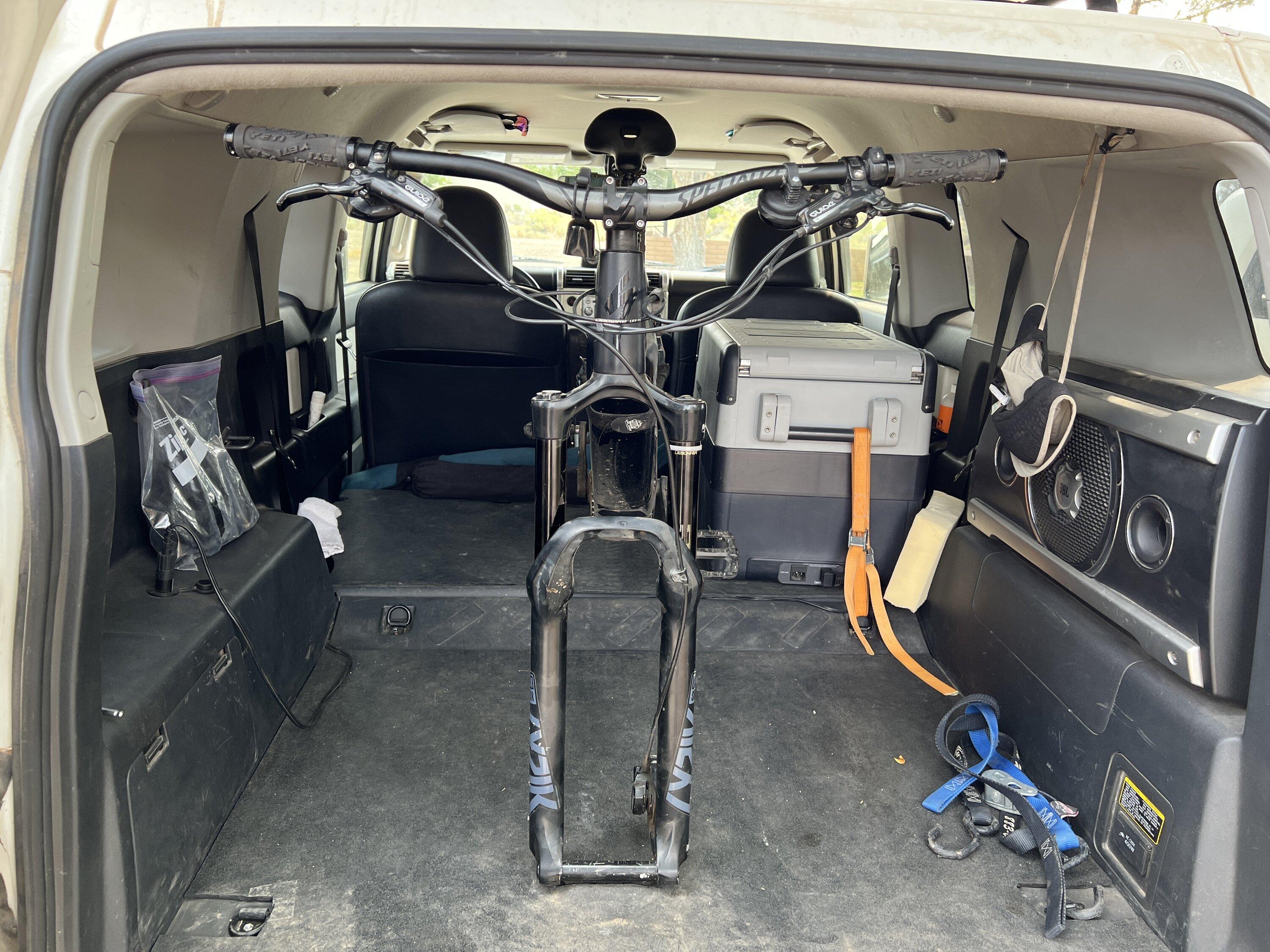 Rivian R1T R1S R1T Bed Mounted Bike Rack Solution 1EE4E850-1F76-46FD-91DA-F97C280EE82A