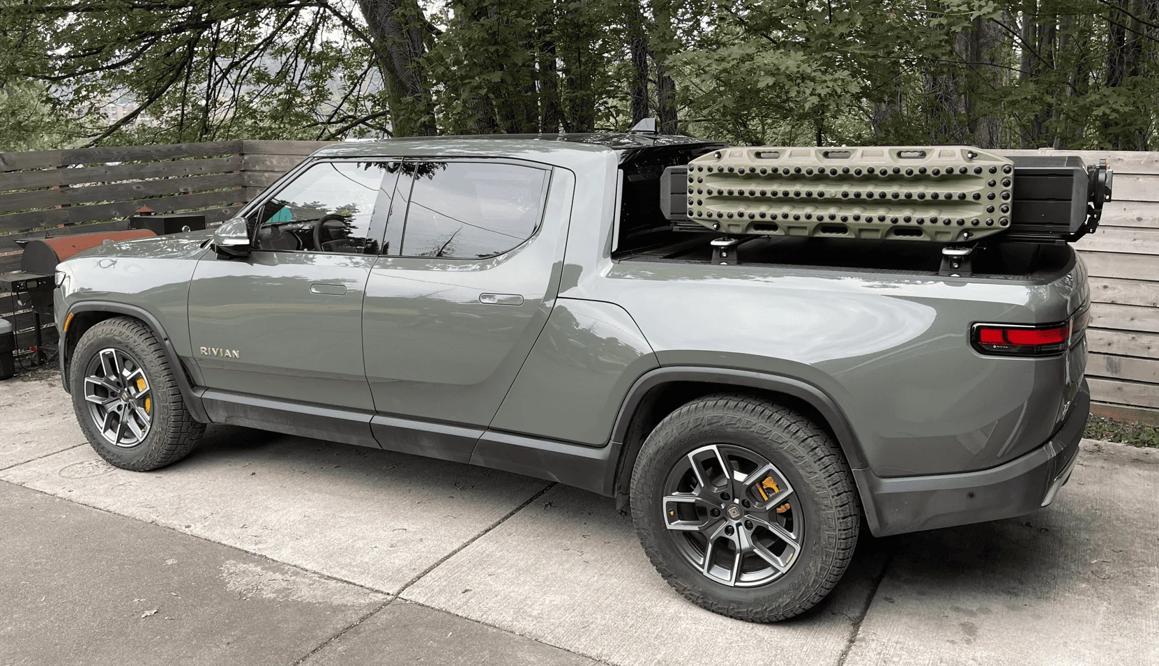 Rivian R1T R1S Rivian Maxtrax mounts installed 1662939588395
