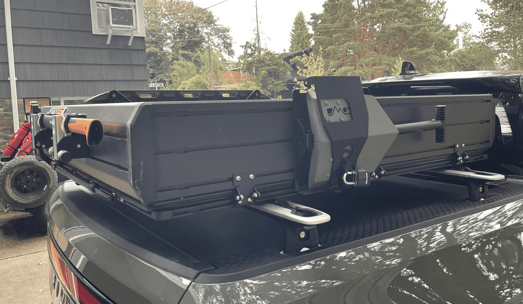 Rivian R1T R1S Rivian Maxtrax mounts installed 1662939732215