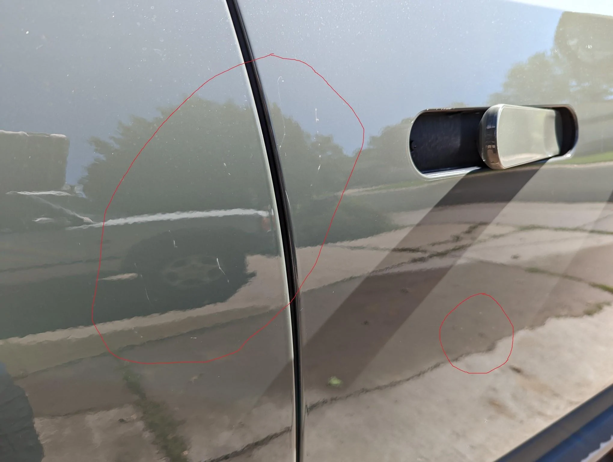 Rivian R1T R1S This is why we do PPF Door Scratches After - small