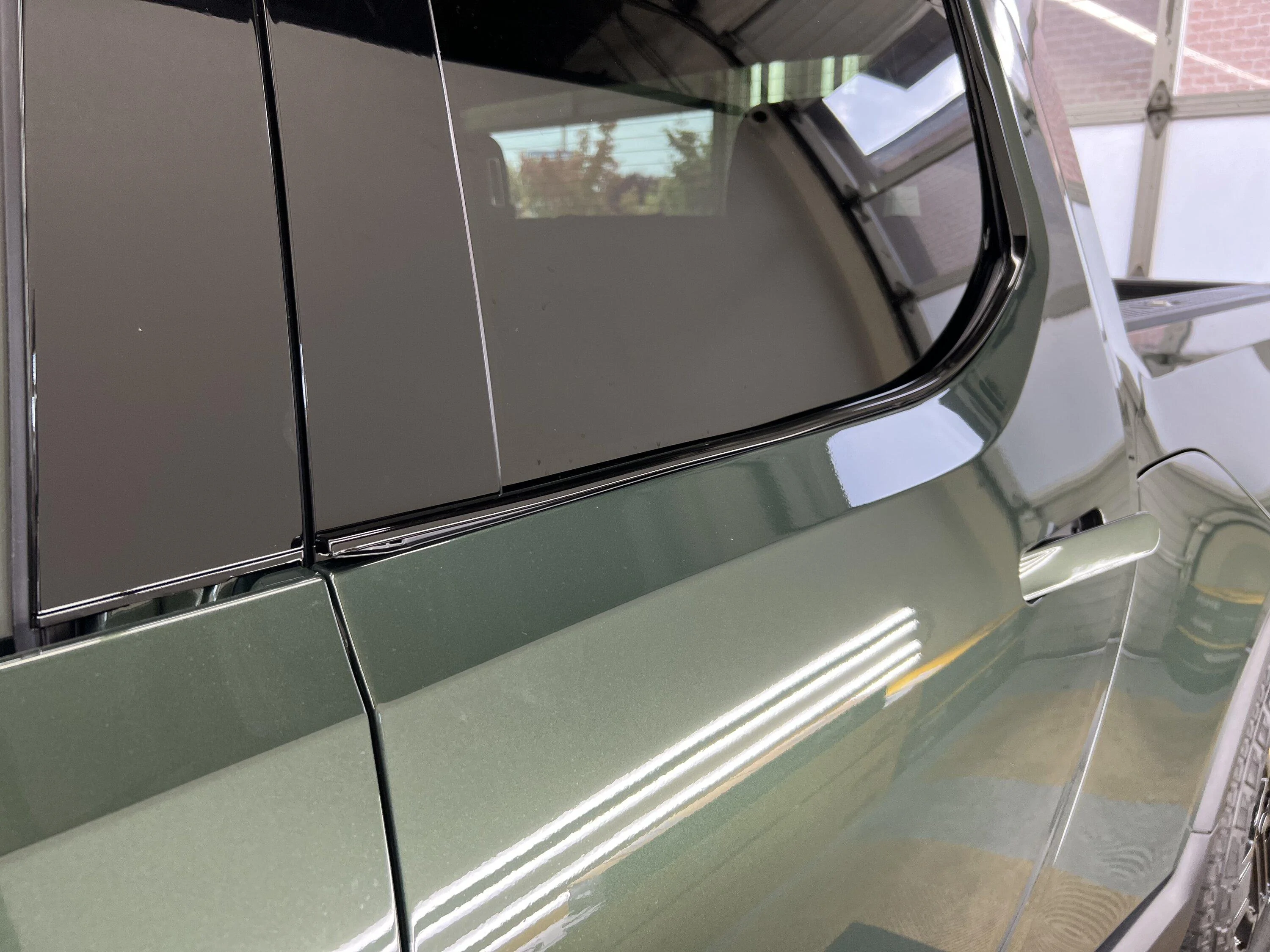 Rivian R1T R1S Damaged Window Trim Experience 28340D37-C51A-4AB5-B89F-65AF67E383B5