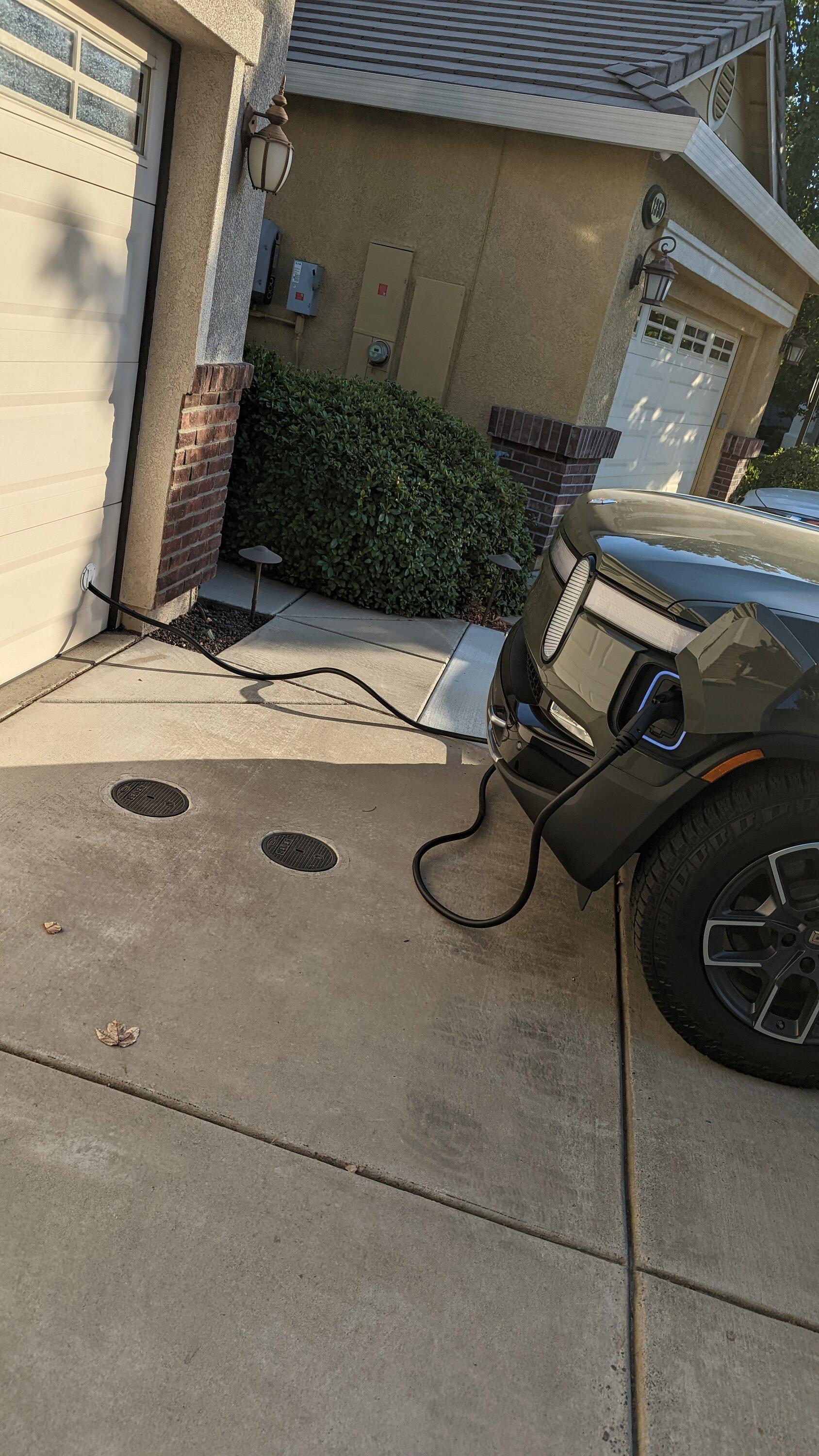 Rivian R1T R1S Show off your Level 2 Home Charger installs here PXL_20220915_005508266
