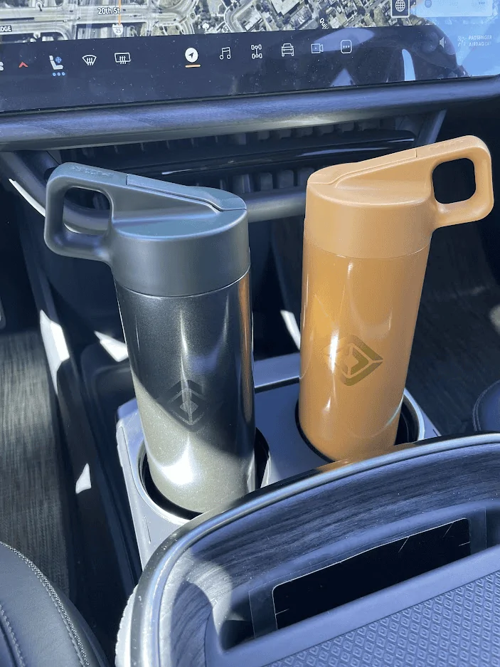 Rivian R1T R1S What reusable water bottle actually fits in the R1T/R1S? 1663363261638