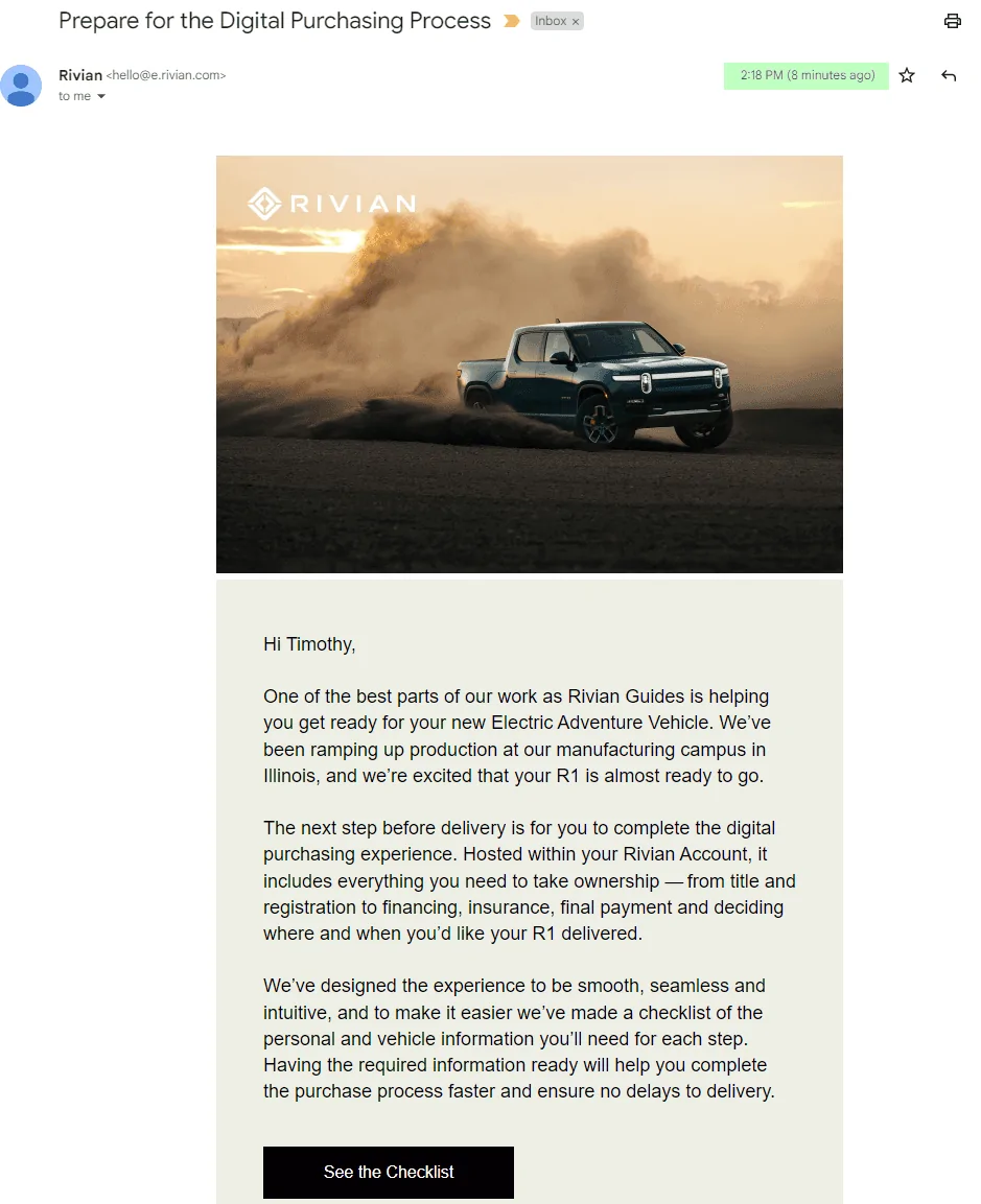 Rivian R1T R1S First look at @ “Introducing the R1 Shop” -- Rivian website to shop for R1T that delivers in 6-8 weeks 1663363667255