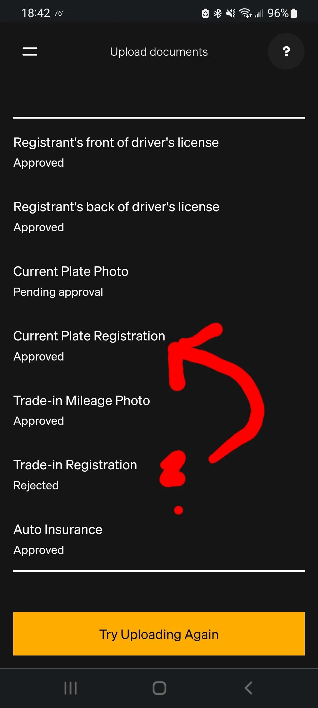 Rivian R1T R1S 8 Steps: Documentation - Trade-in Registration? Screenshot_20220916-184229_Chrom