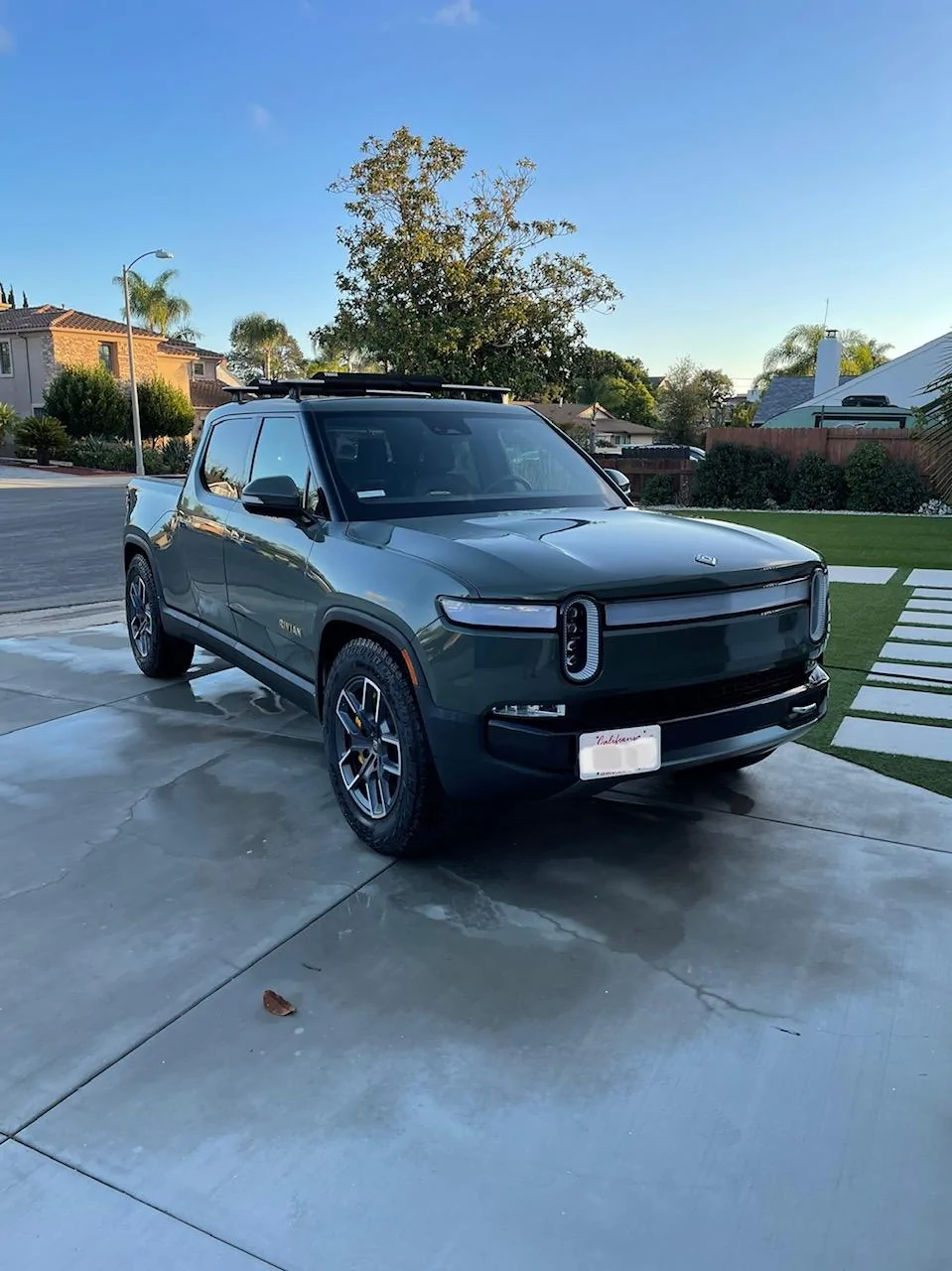 Rivian R1T R1S New front license plate holder IMG_2046