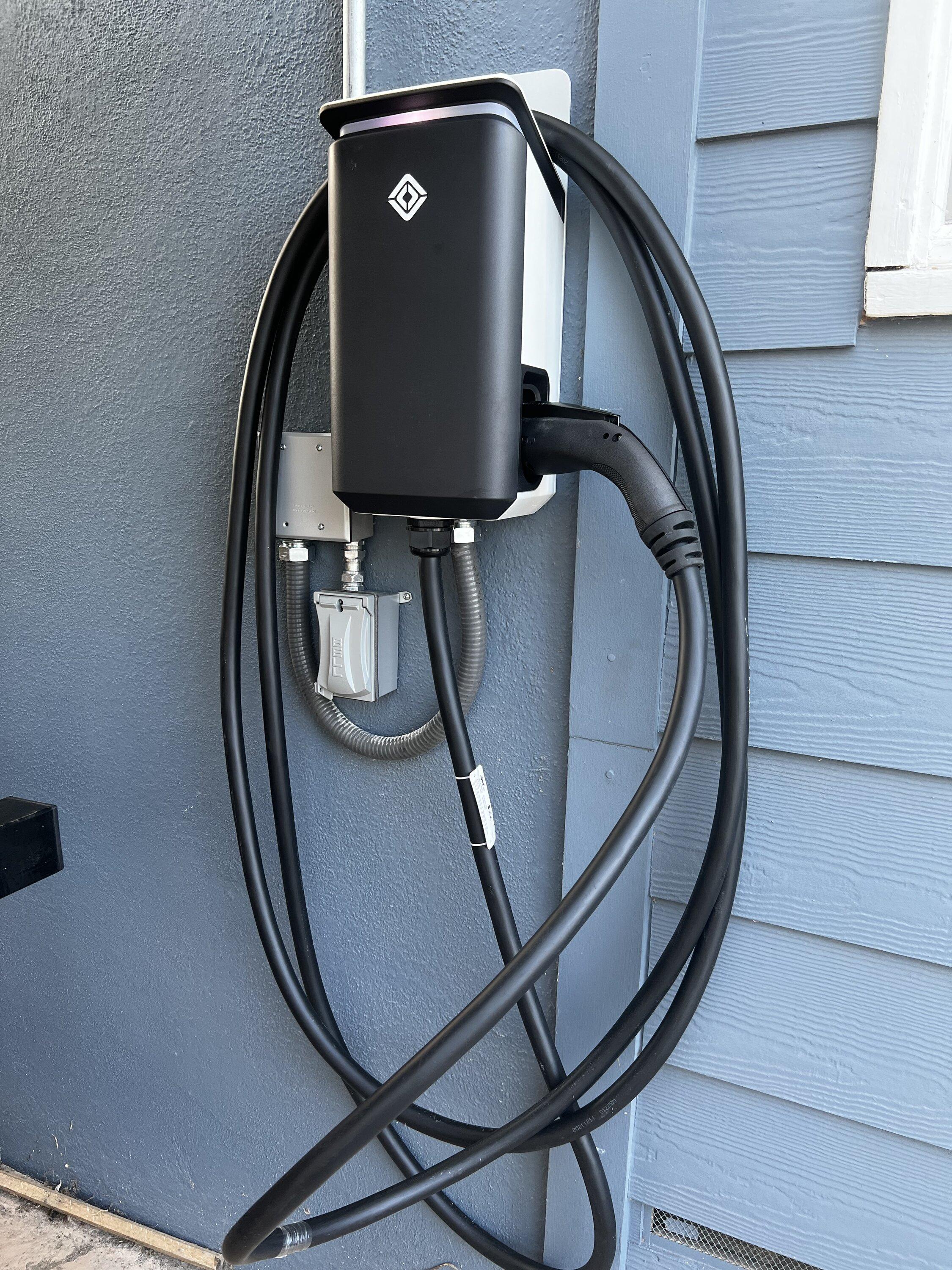 Rivian R1T R1S Show off your Level 2 Home Charger installs here 761DC394-727F-4B2A-B56D-CD47D17A5417