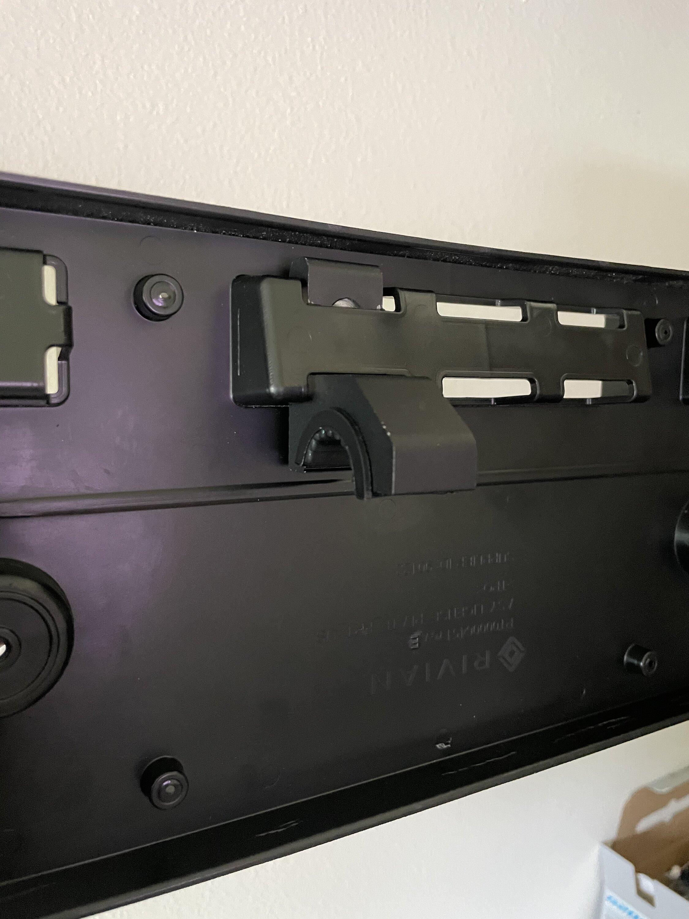 Rivian R1T R1S New front license plate holder 9C4D93E9-1072-44BD-B0E0-4319D4F22F61