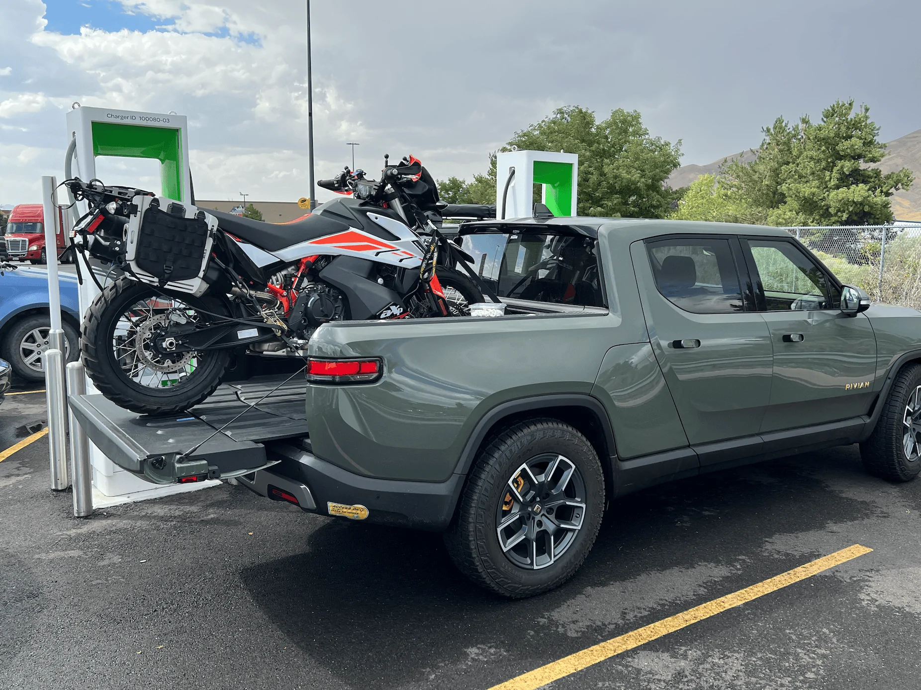 Rivian R1T R1S R1T trip report  - SF bay area to Boise roundtrip with a payload (1300 miles) - Long w/ data! 1663815832827
