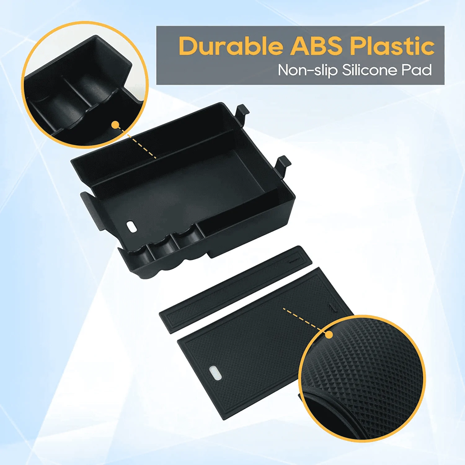 Rivian R1T R1S Accessories - Floor console organizer / Tesla Charger Adapter / Phone Mount / Bed Mat / Etc. 1663973257975