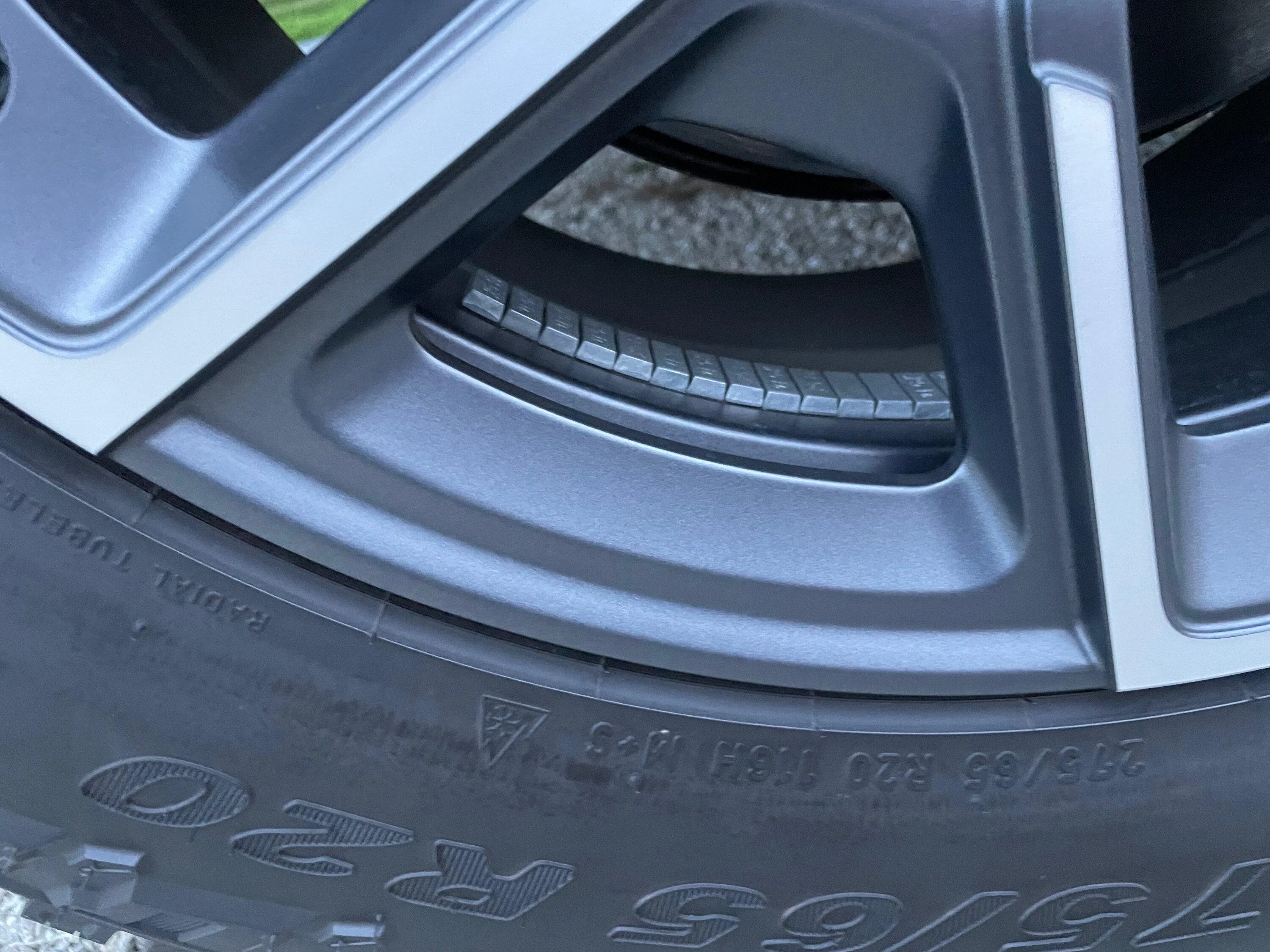 Rivian R1T R1S Did you have weights attached to wheels too? IMG_4651