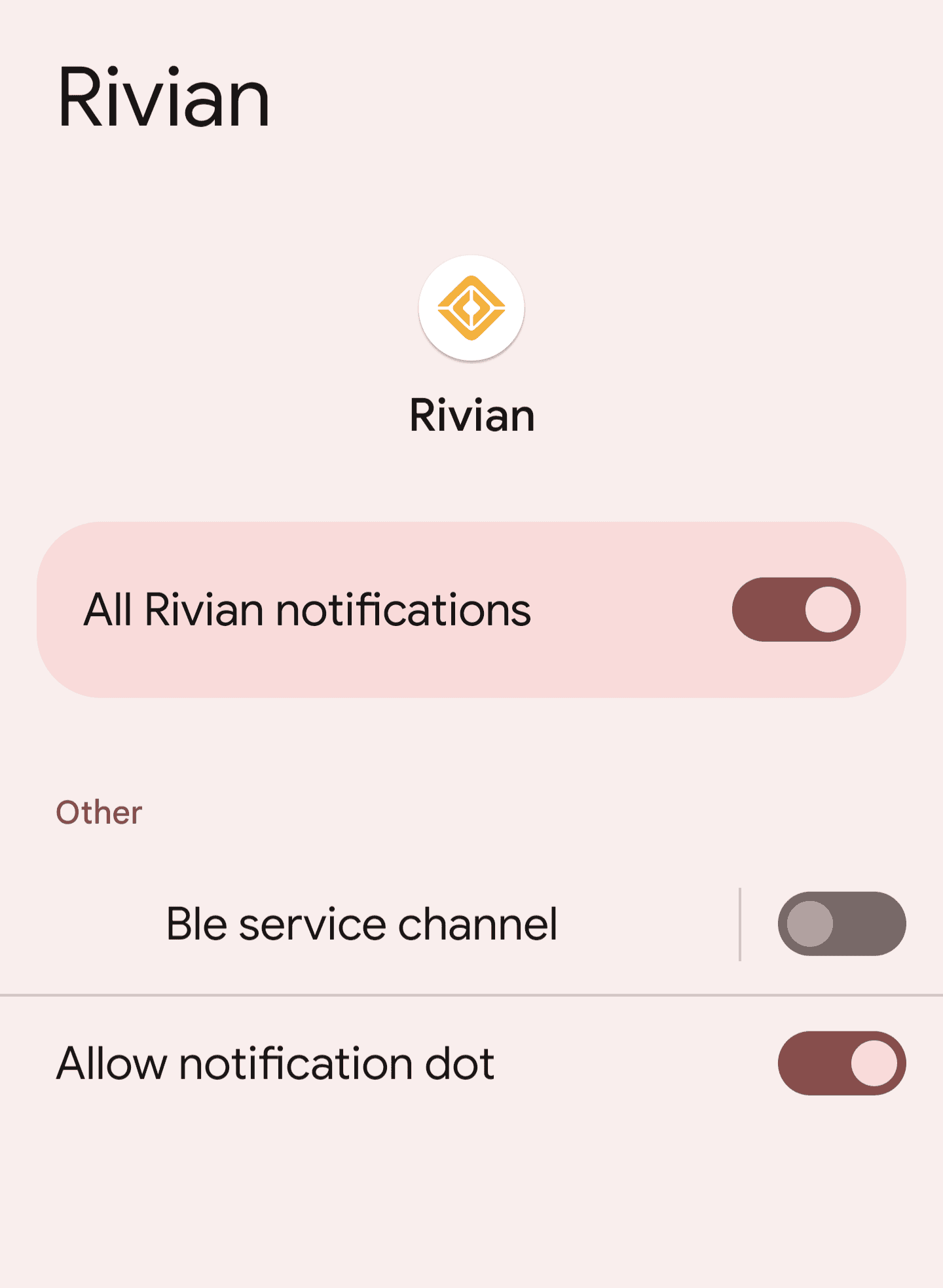 Rivian R1T R1S Rivian phone key - Continuous Bluetooth enables vehicle (Android app message) Screenshot_20220926-144131
