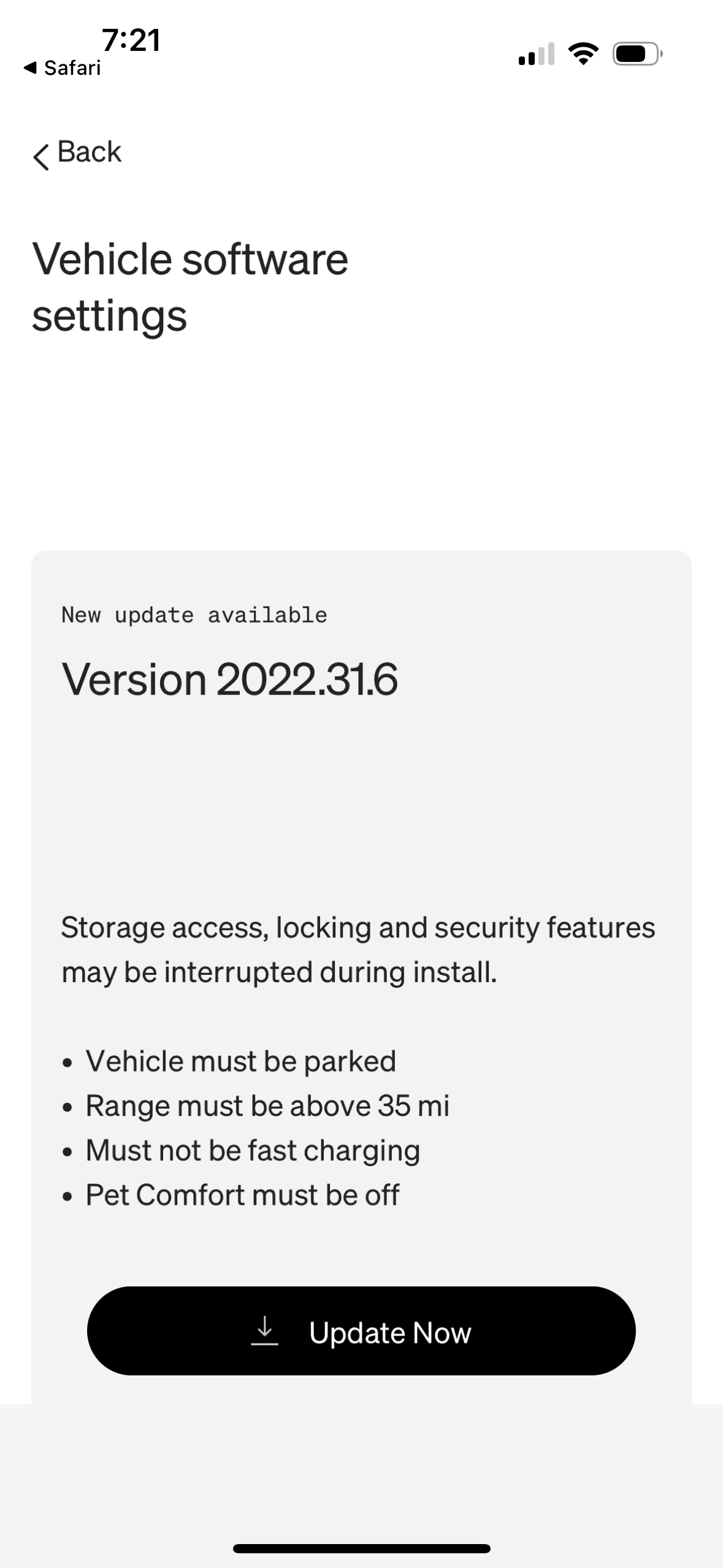 Rivian R1T R1S Software Update: 2022.31.6 29ACACC2-D45E-4809-864D-F8E20AD66994