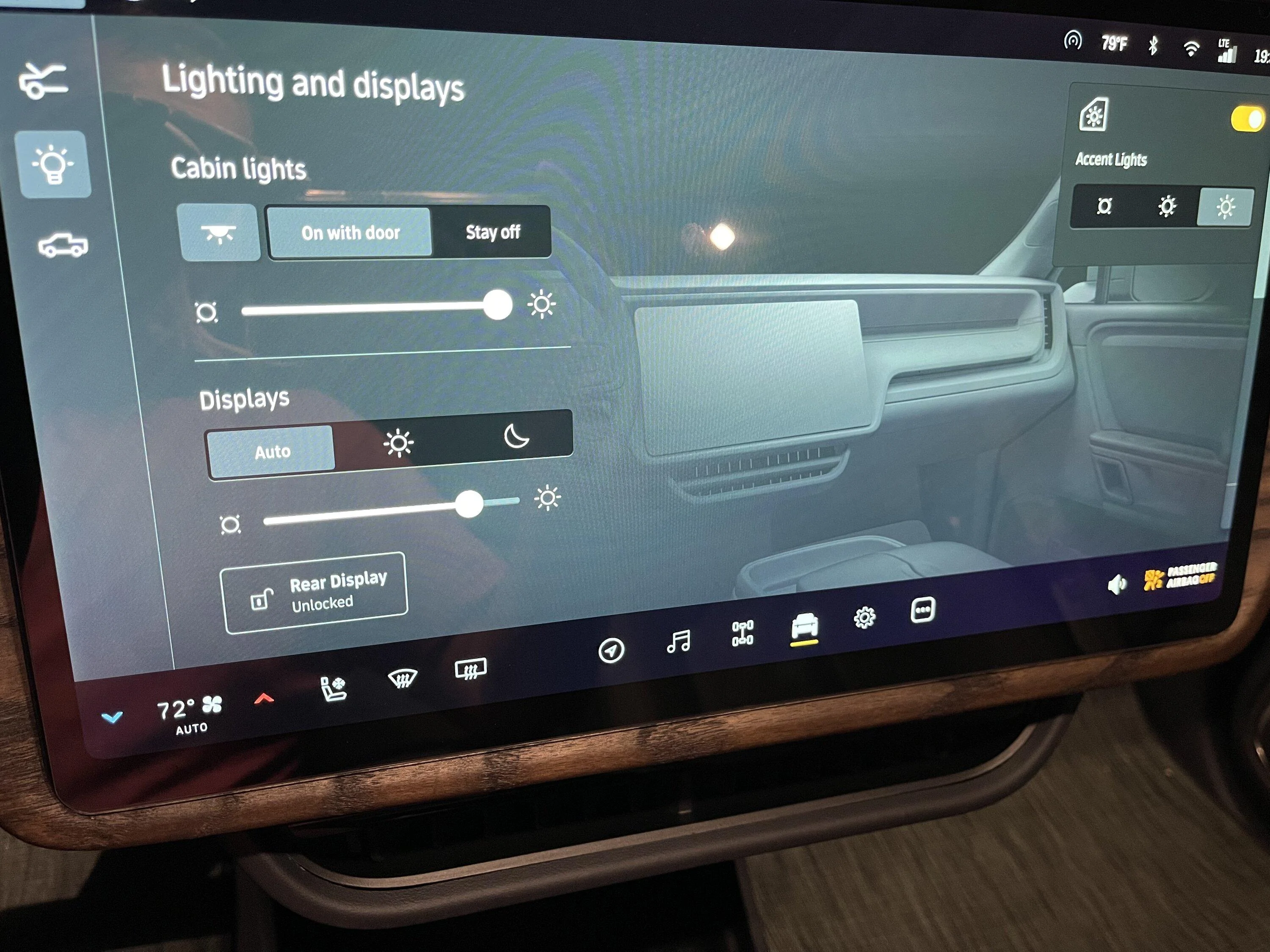 Rivian R1T R1S Turn on bed lights?  Never mind…. 140715F1-84BC-4090-A620-326AF9BED1FC