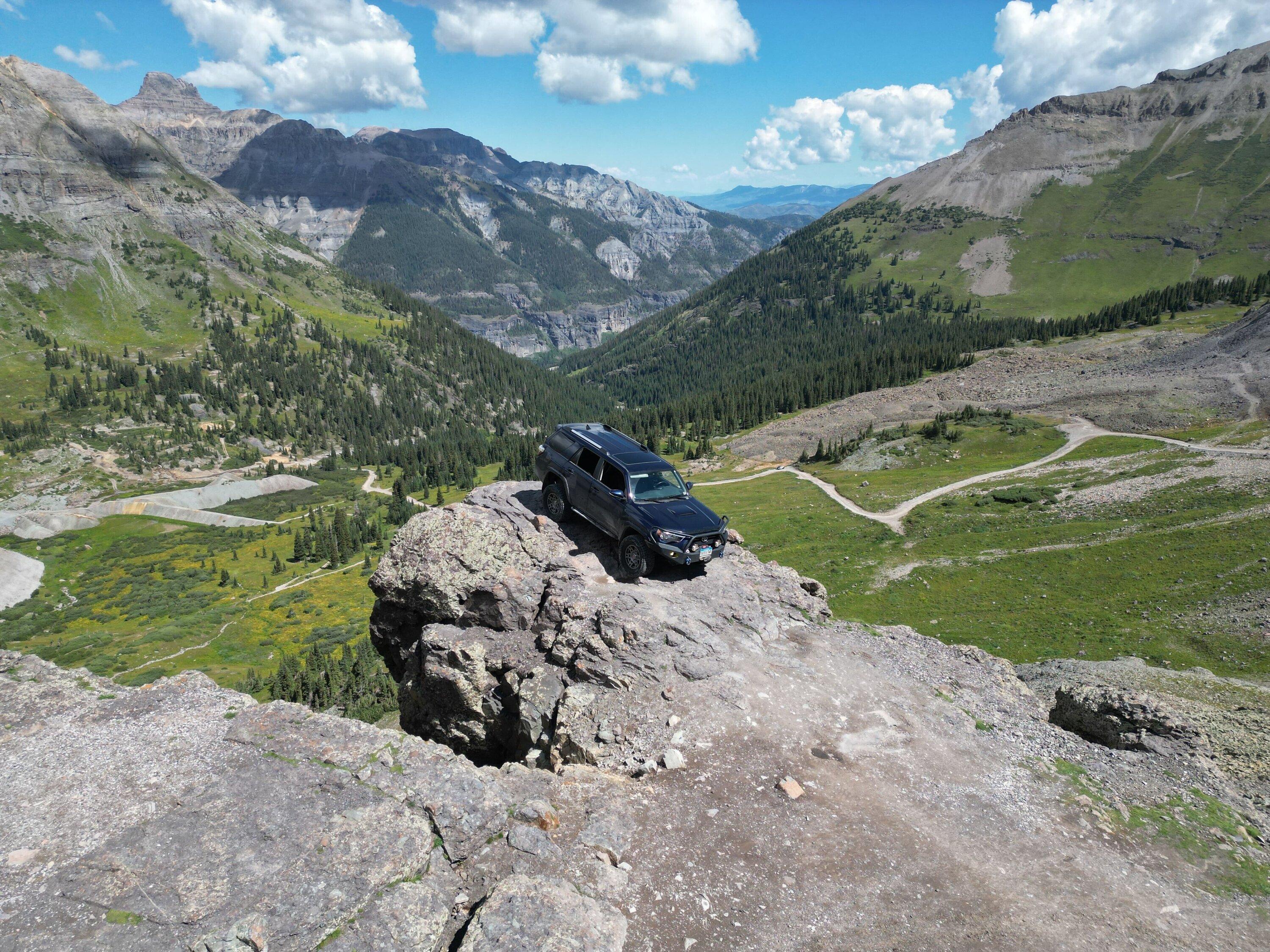 Rivian R1T R1S R1T Over Imogene Pass, CO DJI_0065