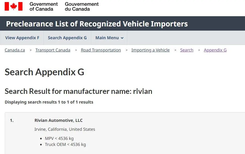 Rivian R1T R1S ?? [Update Sep 29 - Rivian Receives Clearance Certification to Import R1T / R1S!] Rivian failed to meet Transport Canada requirements to import preclearance-importers-jpg