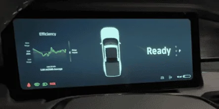 Rivian R1T R1S Center display not showing efficiency 1664799053719