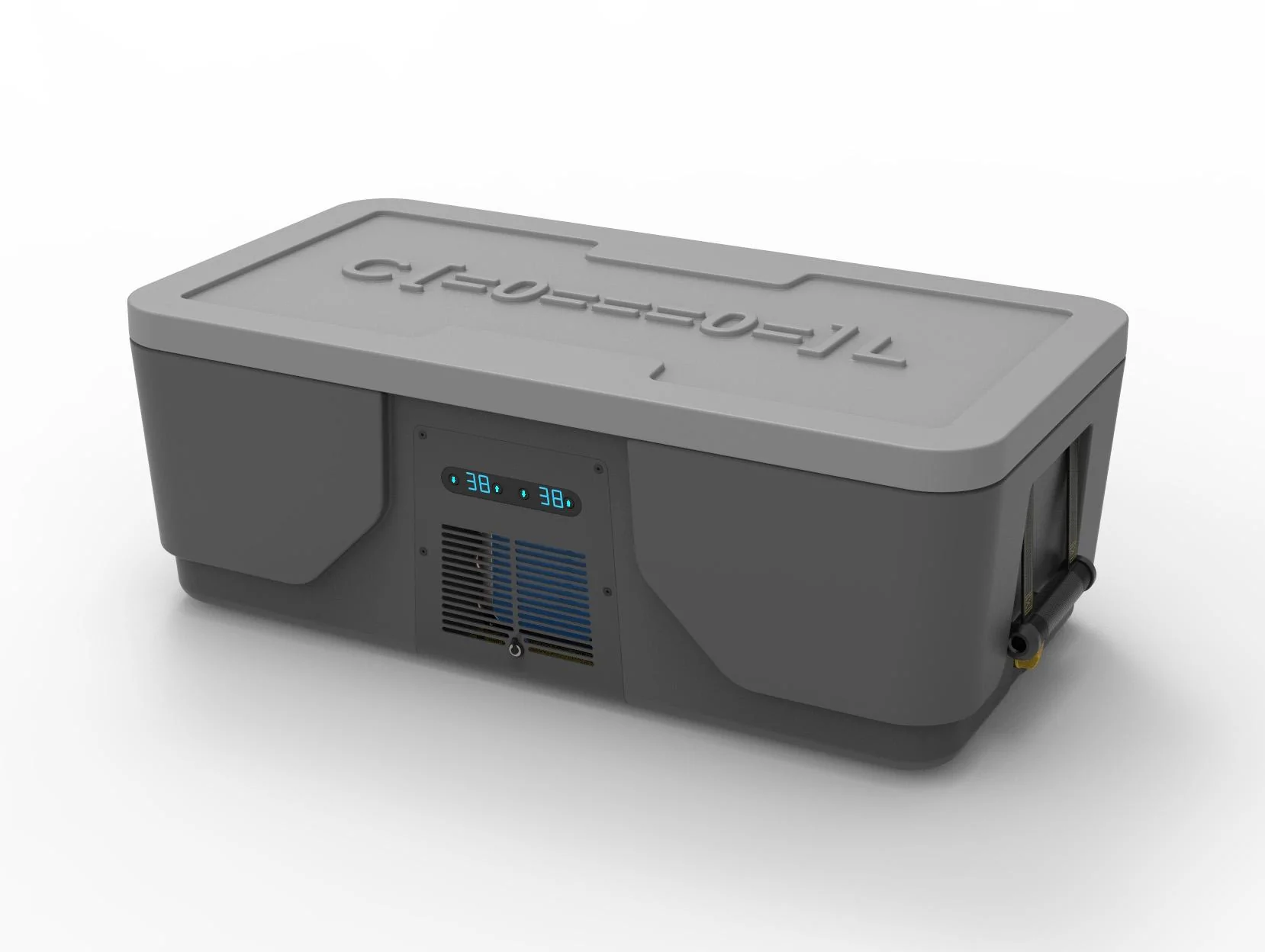 Rivian R1T R1S Powered 40 qt Frunk Cooler and 12 gal Water Tank w/ washdown sprayer concept (by @BoxGods) cool-14