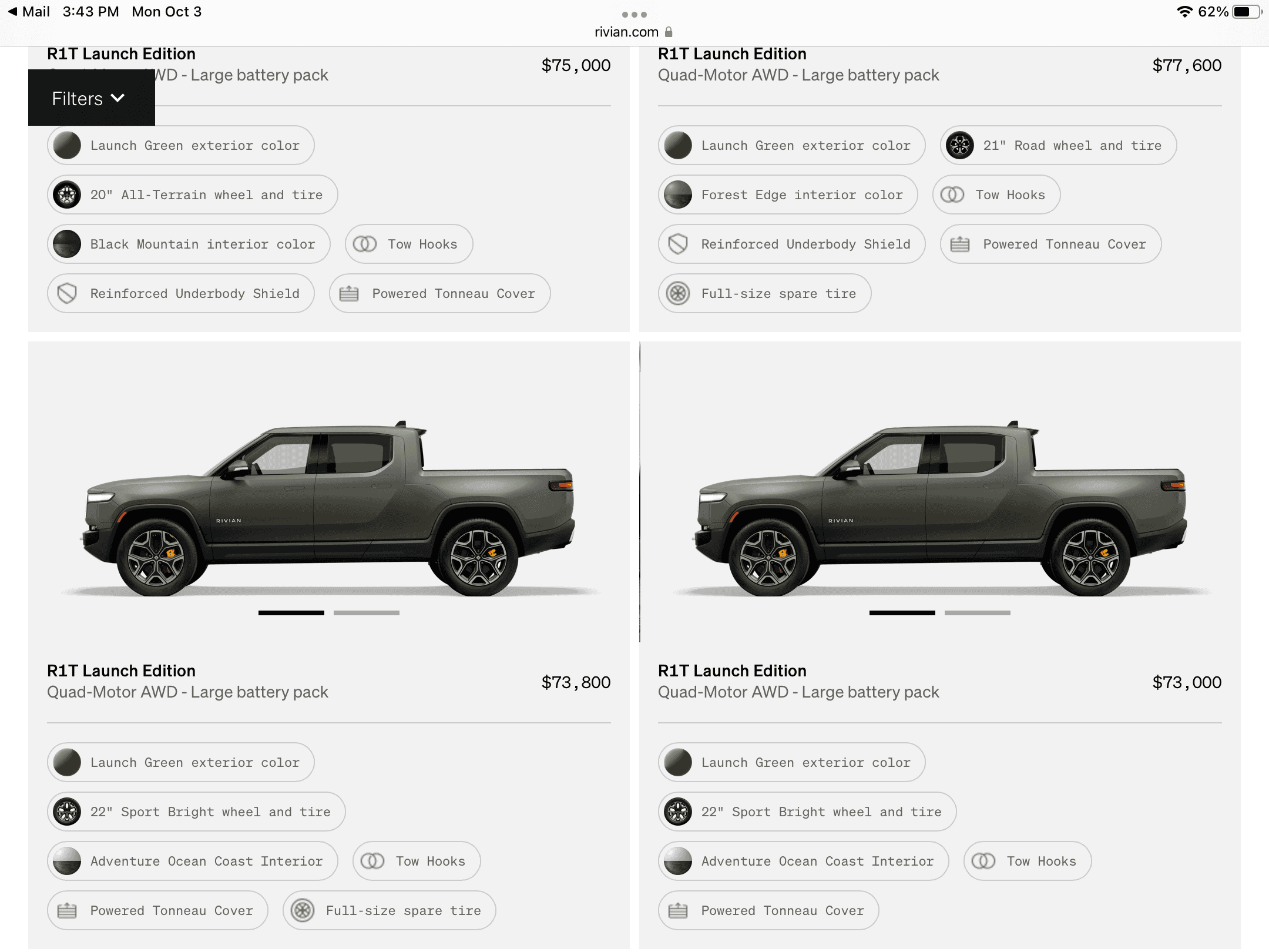 Rivian R1T R1S Fresh inventory dump in the R1T Shop (LA area) A8D08700-88E2-4F7B-ABA1-C96B651EFBDF