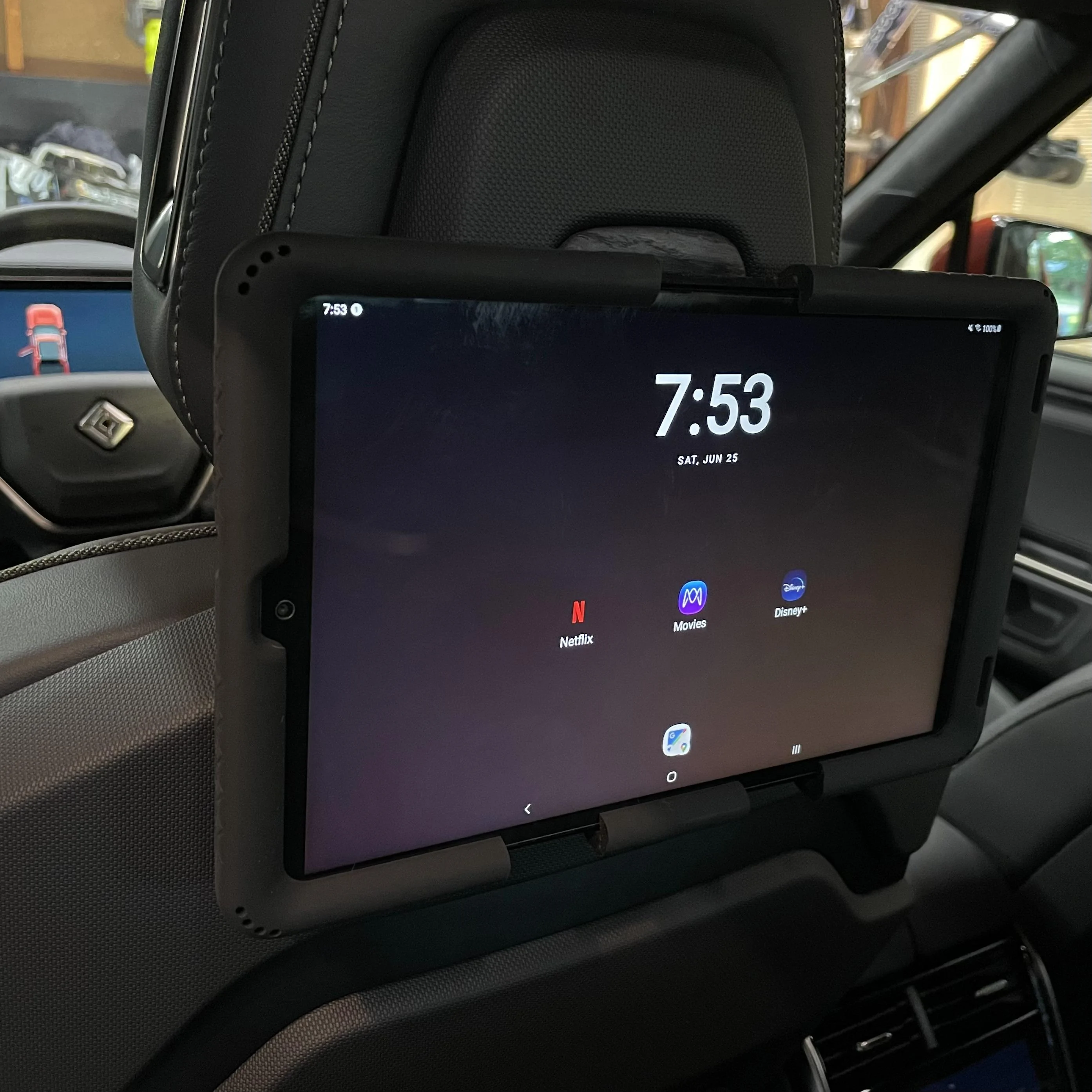 Rivian R1T R1S Magnetic Tablet / iPad Holder Mounts installed: feedback, review, notes & photos 20220625_235355459_iOS