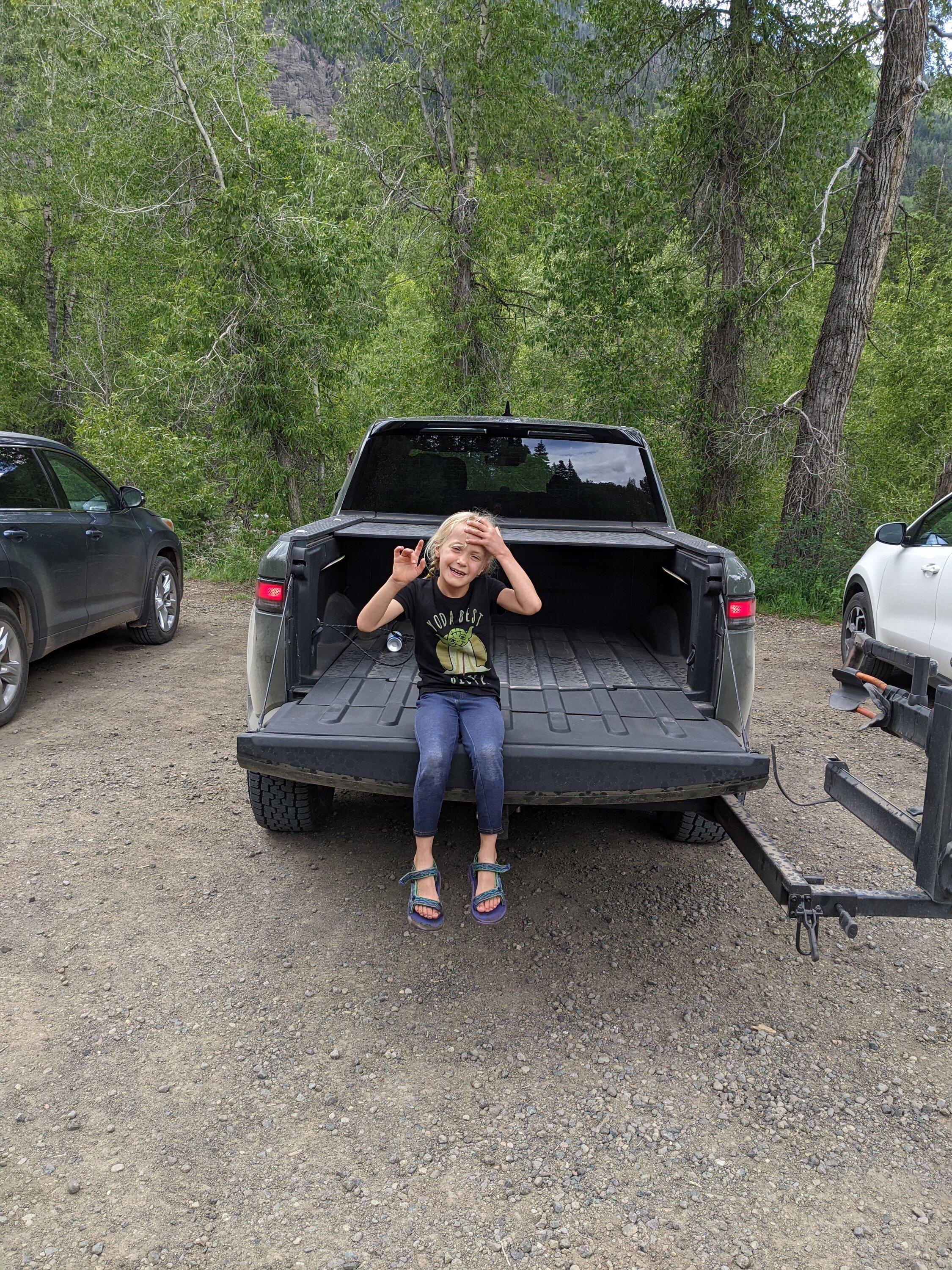 Rivian R1T R1S tow hitch extension for bike rack??? PXL_20220705_193326248.MP