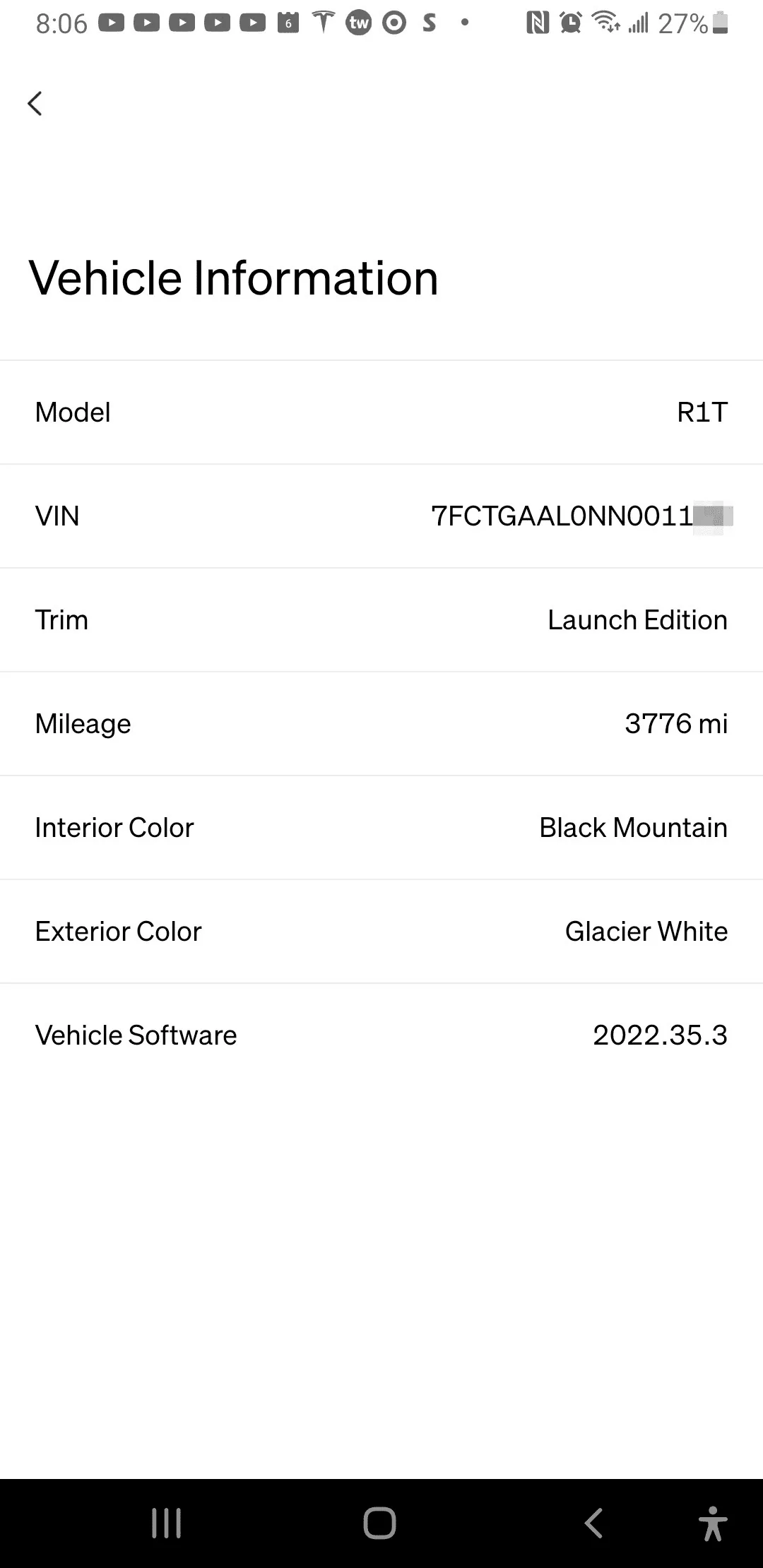 Rivian R1T R1S New software update 2022.35.03 1665102592786