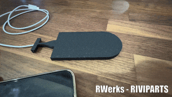 Rivian R1T R1S iPhone 14 Pro is not compatible with the Rivian Charge Pad ezgif.com-gif-maker (1)