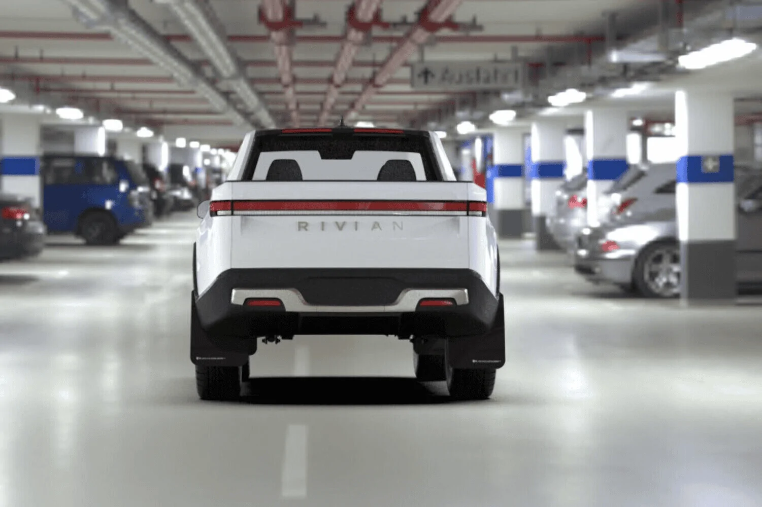 Rivian R1T R1S Definitely a big "NO" to mud flaps on the Rivian! 1665268088775