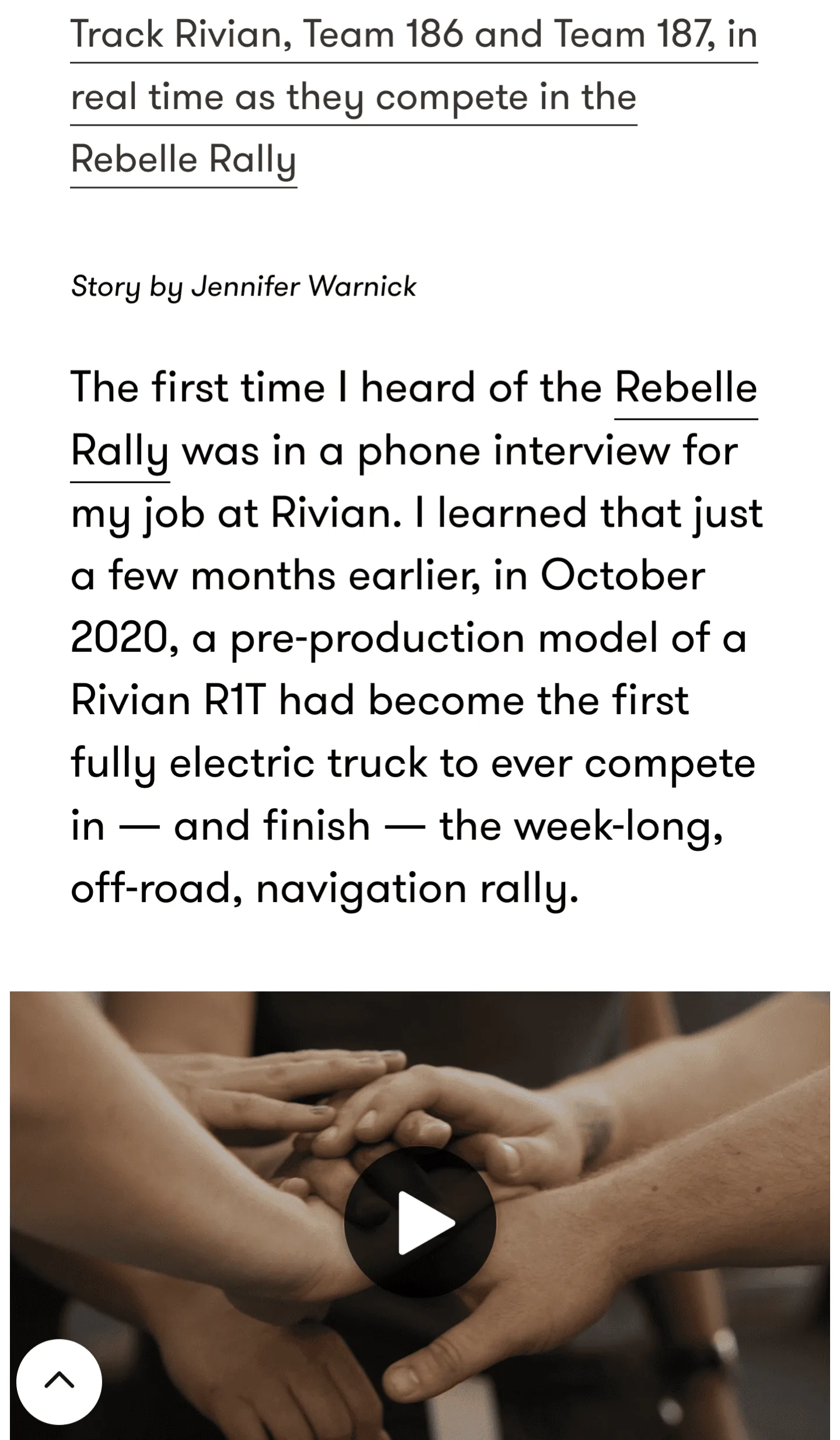 Rivian R1T R1S Official: Ride Along on the Rebelle Rally in Rivian R1T Screenshot_20221010-135020