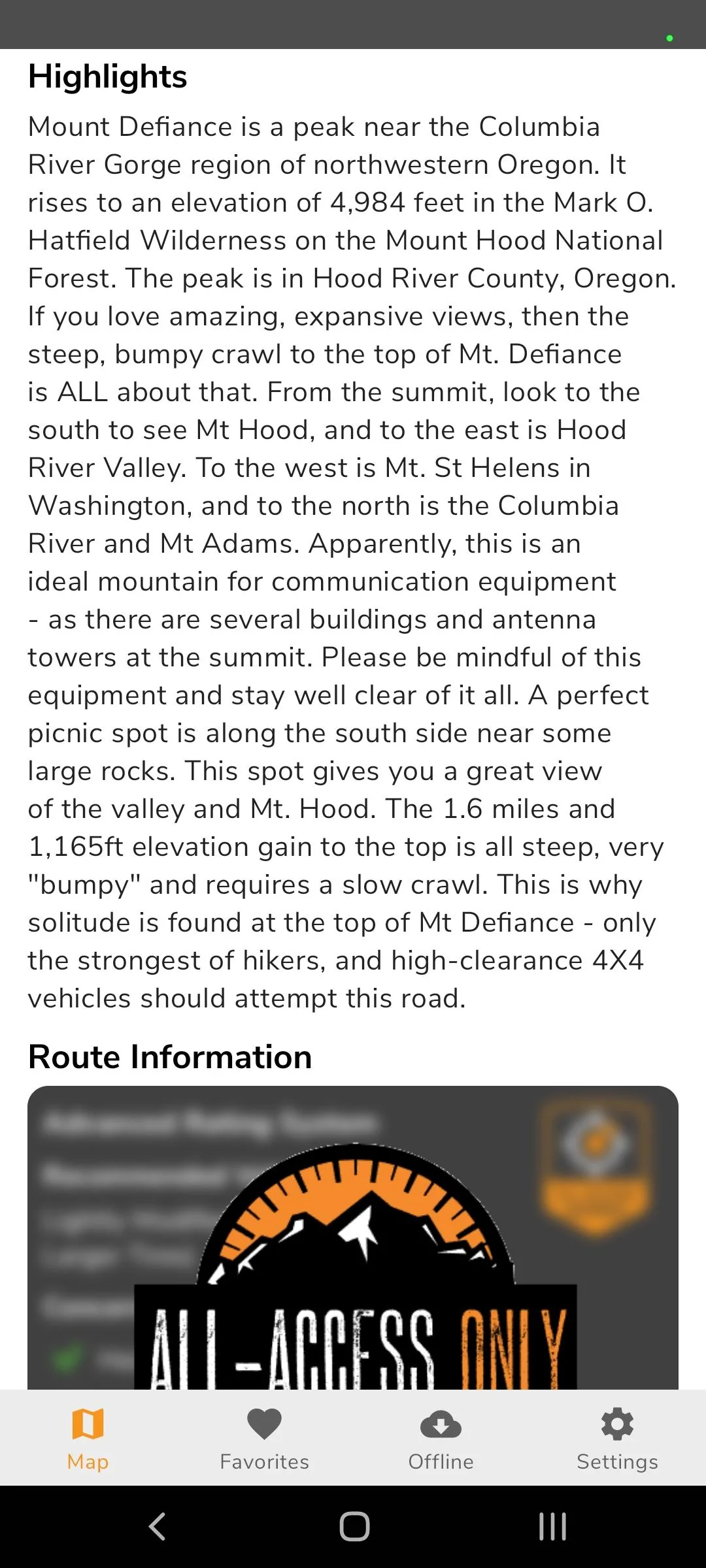 Rivian R1T R1S Proposed Group Trip: Mt. Hood - Hood River Loop on October 23rd. Screenshot_20221009-233435_TrailsOffroad
