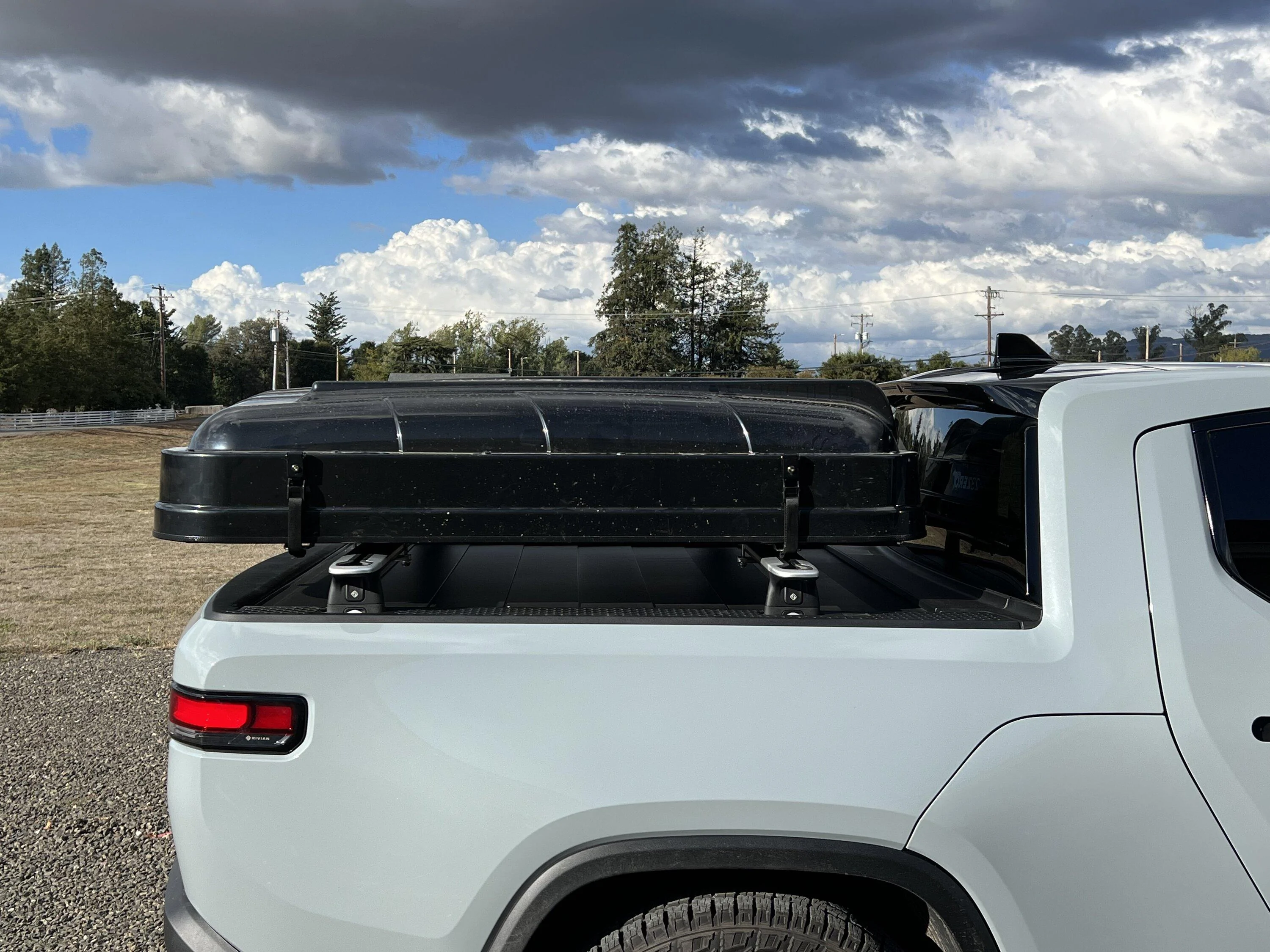 Rivian R1T R1S 23Zero Armadillo X RTT installed on R1T bed B6C66035-B703-4AD1-B194-12B0C1658B5D