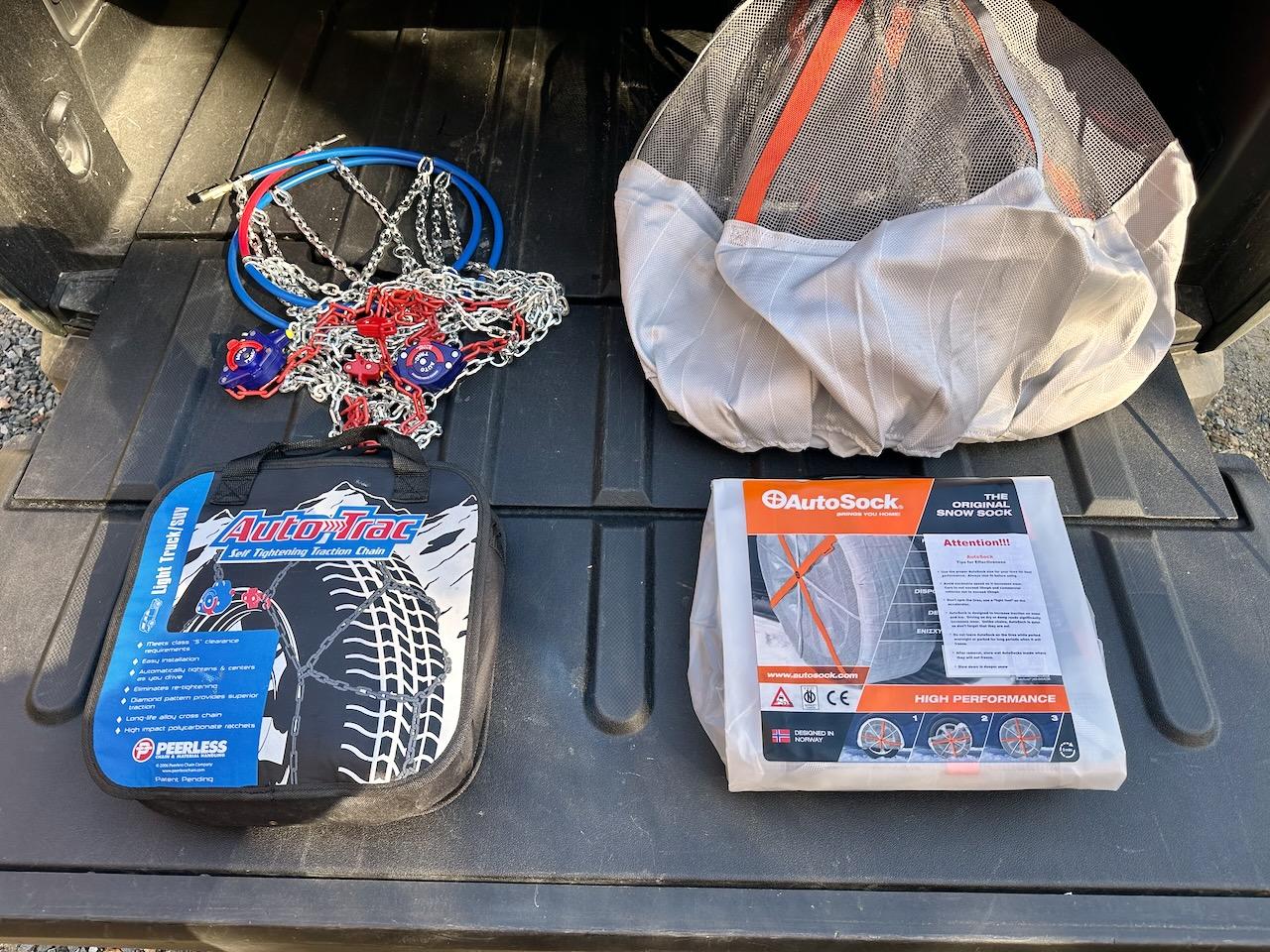 Rivian R1T R1S Snow Tires for the 21s (and chains and socks) IMG_0018