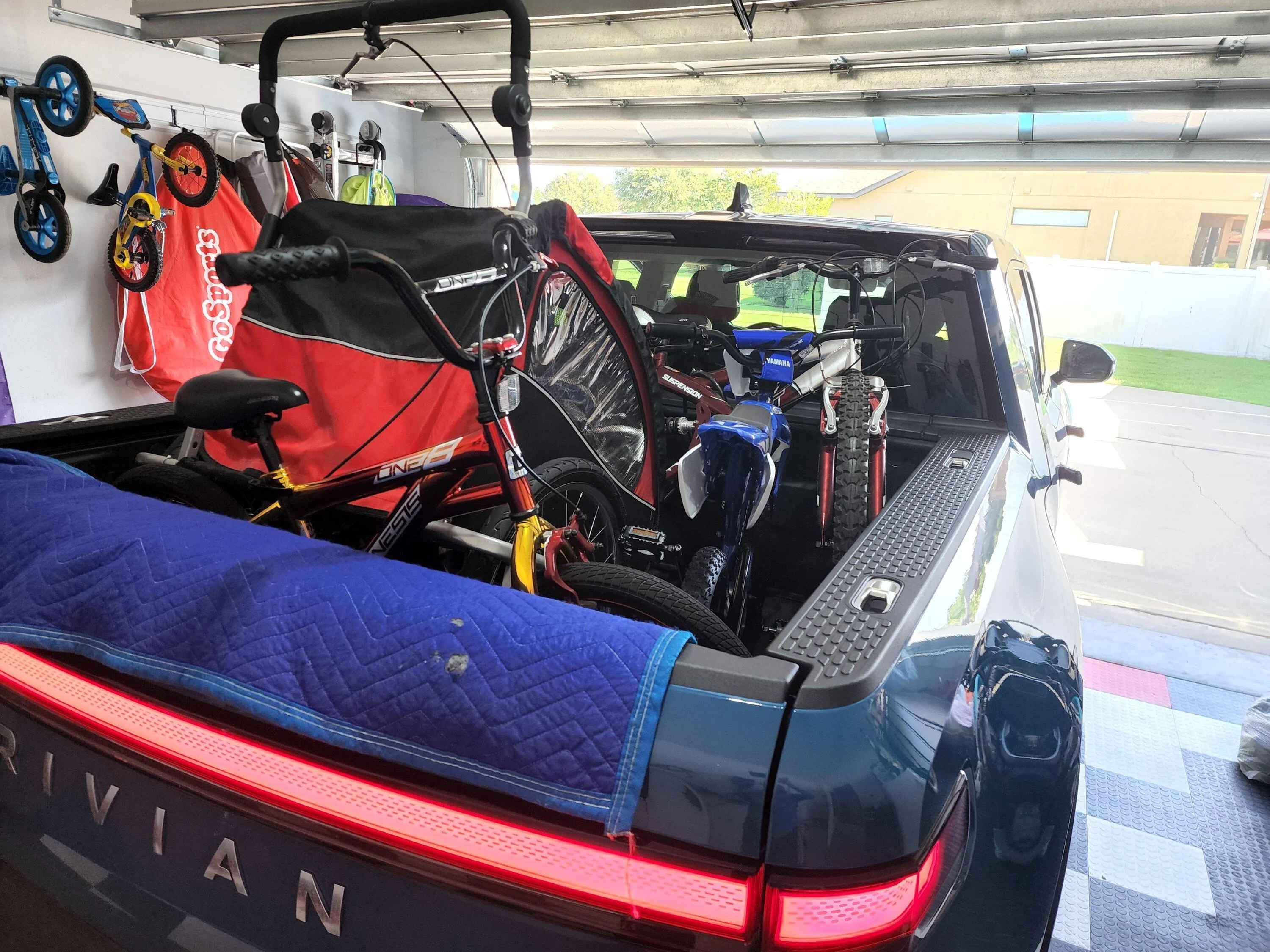 Rivian R1T R1S What do you use your R1T bed for?  (Picture Edition) 20220806_090559