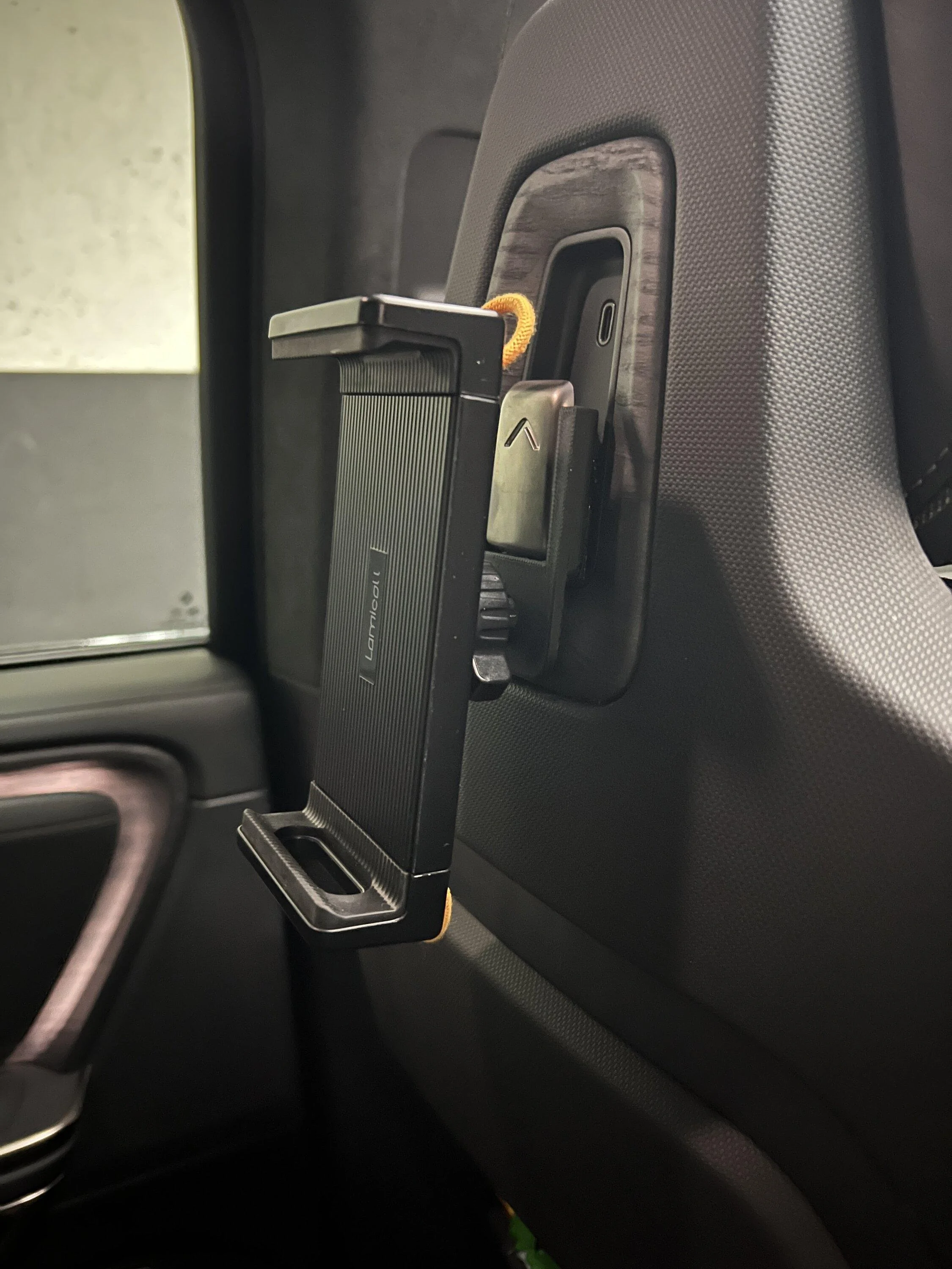 Rivian R1T R1S In Development - Seat Back Tablet Holder IMG_0895