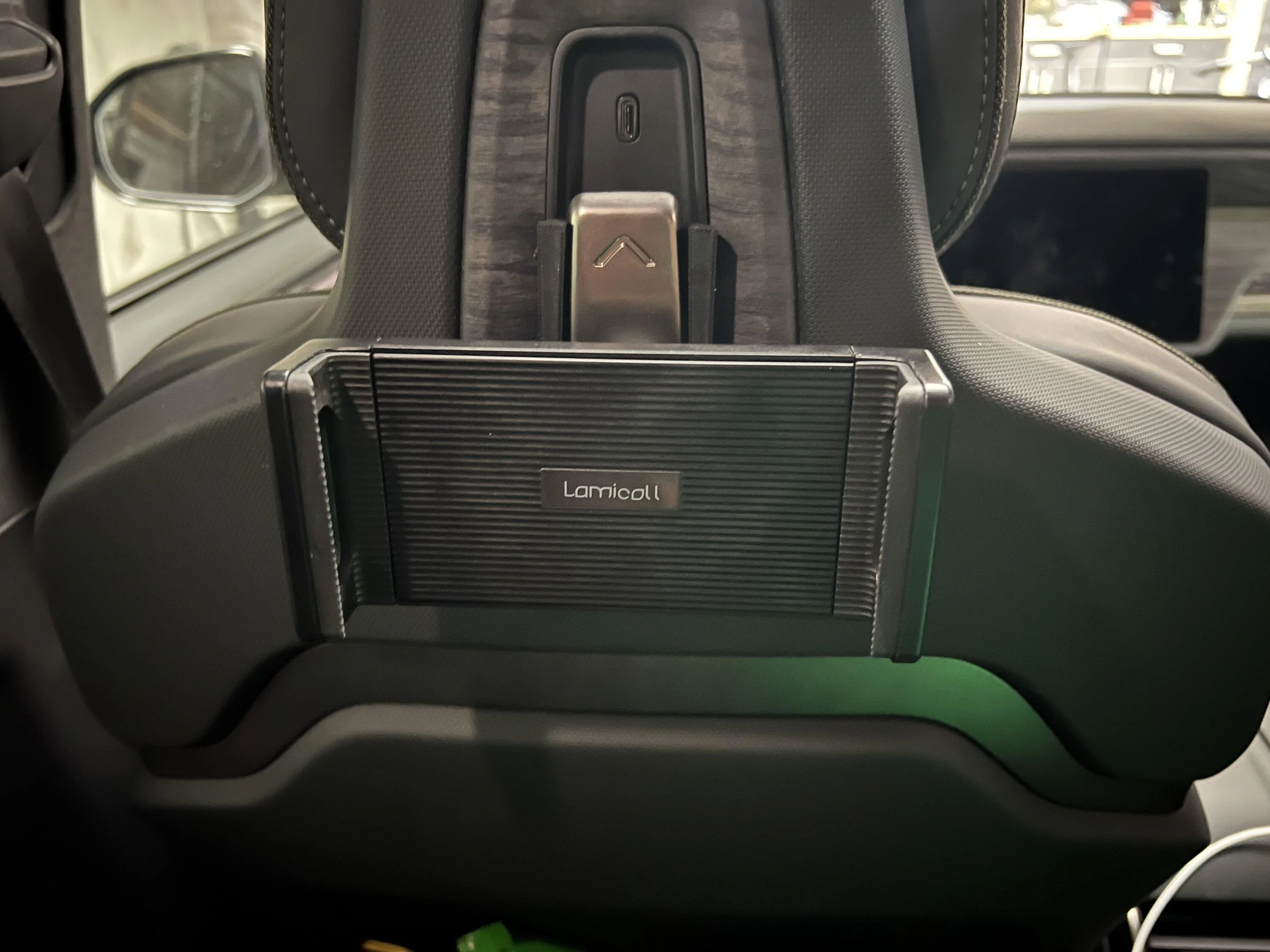 Rivian R1T R1S In Development - Seat Back Tablet Holder IMG_0897