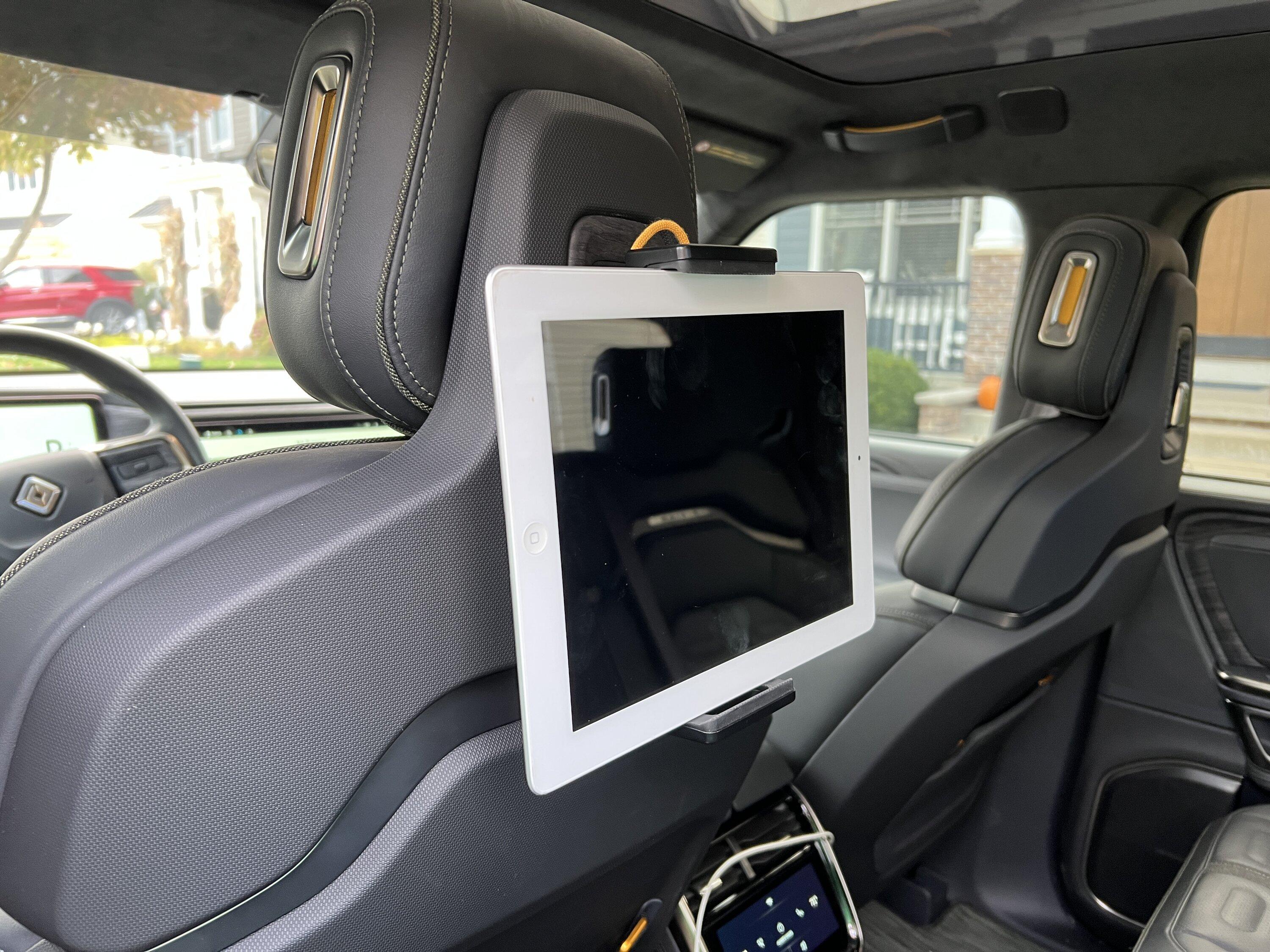 Rivian R1T R1S In Development - Seat Back Tablet Holder IMG_0898.JPG