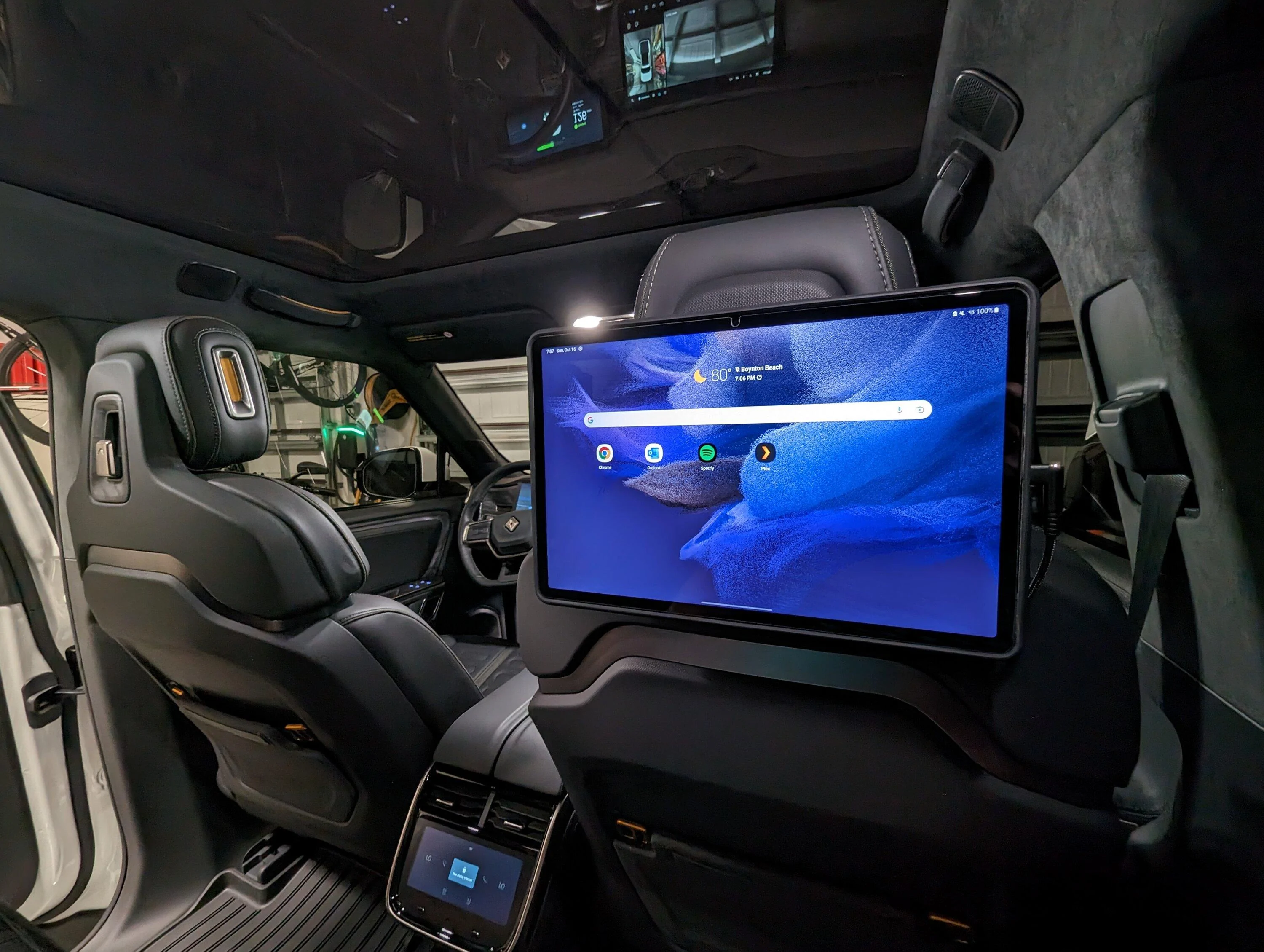 Rivian R1T R1S In Development - Seat Back Tablet Holder PXL_20221016_230704478