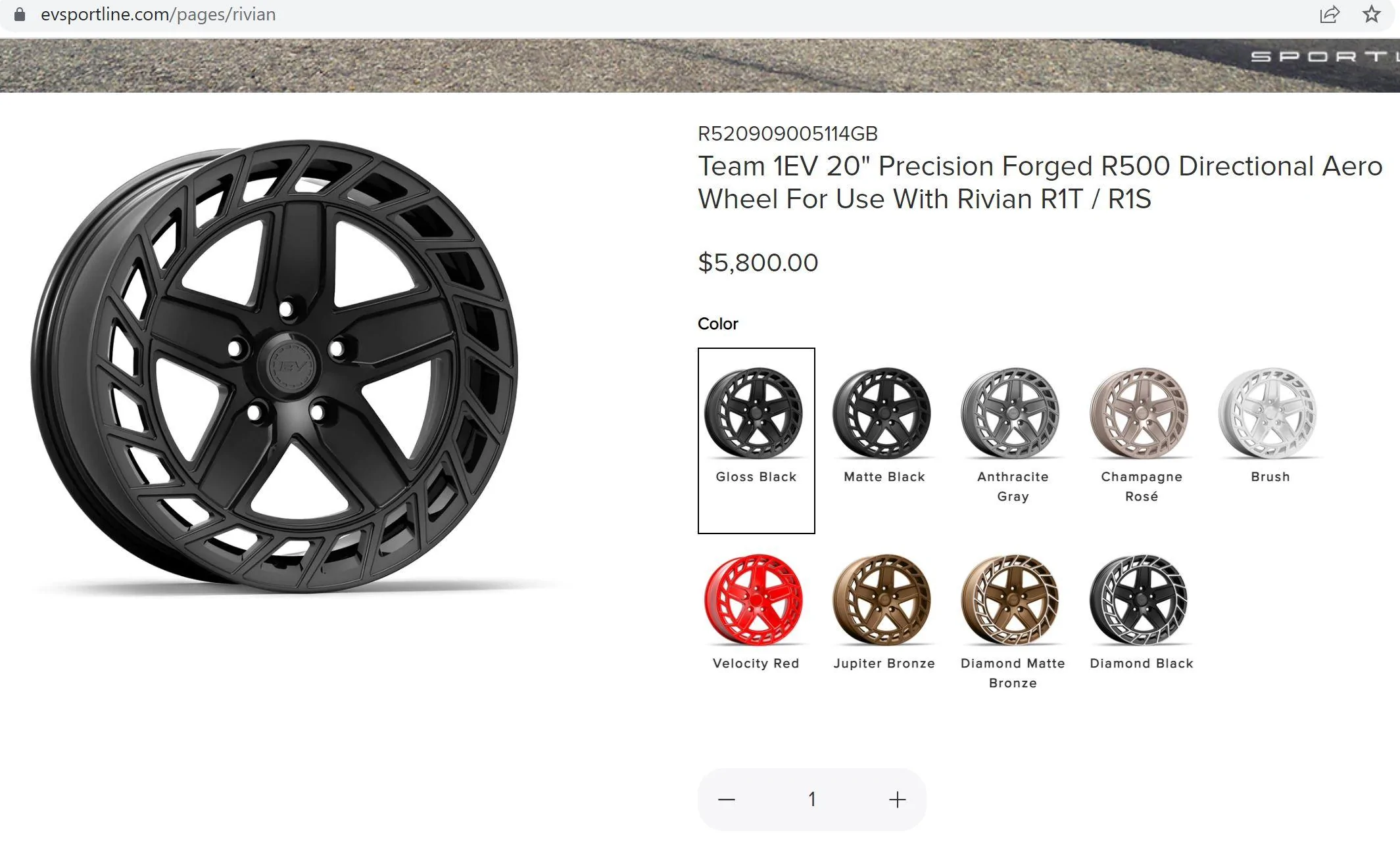Rivian R1T R1S This Black R1T with Anthracite Gray R500 wheels looks ? wheel