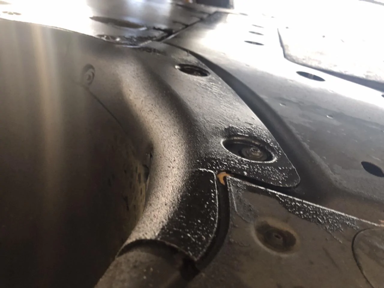 Rivian R1T R1S Leaking oil from front passenger side. 3E4485FB-923D-448A-81DD-F06F5CC0C2C5