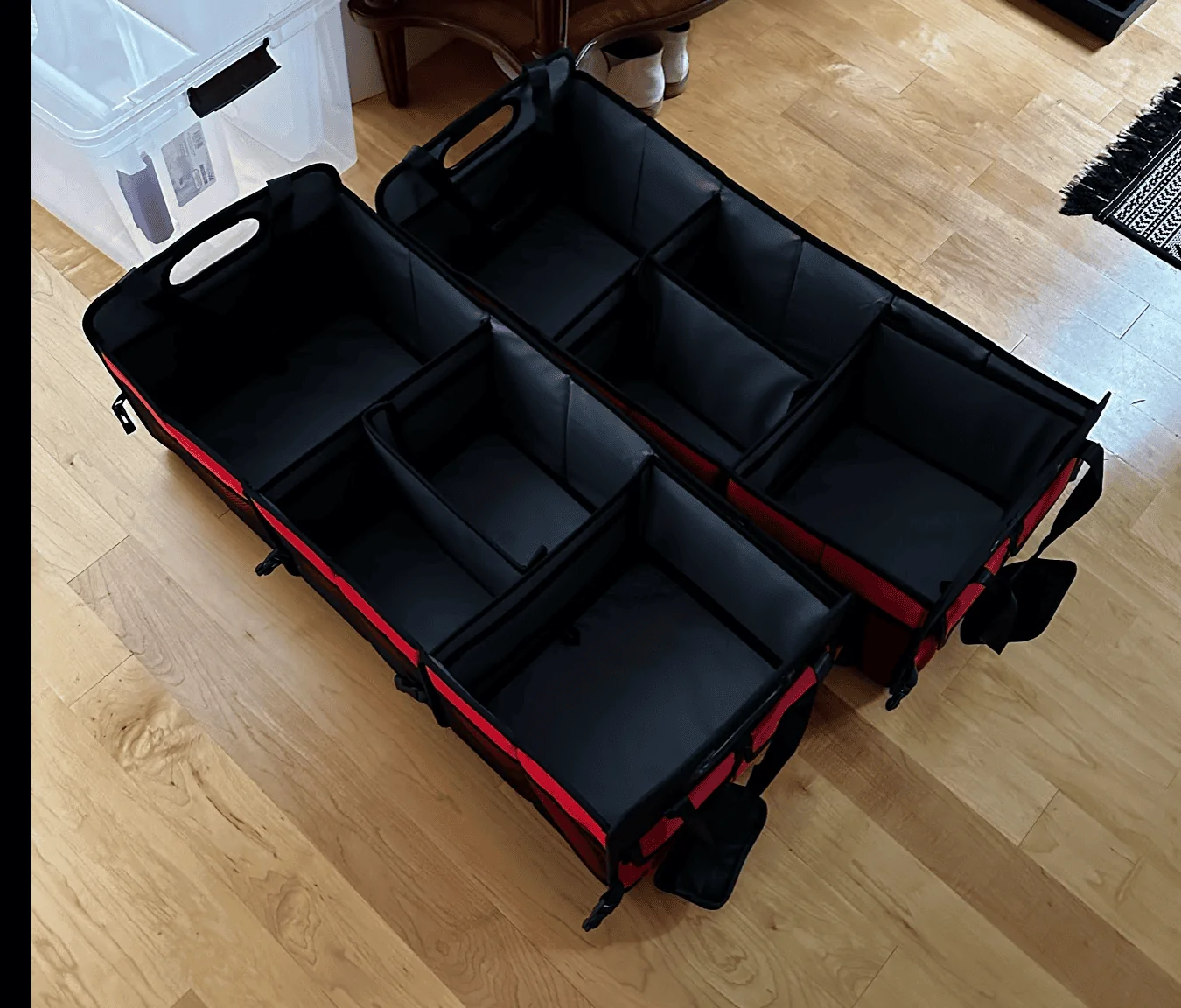 Rivian R1T R1S Found a Decent Gear Tunnel Organizer and/or Frunk Organizer 1666705402002