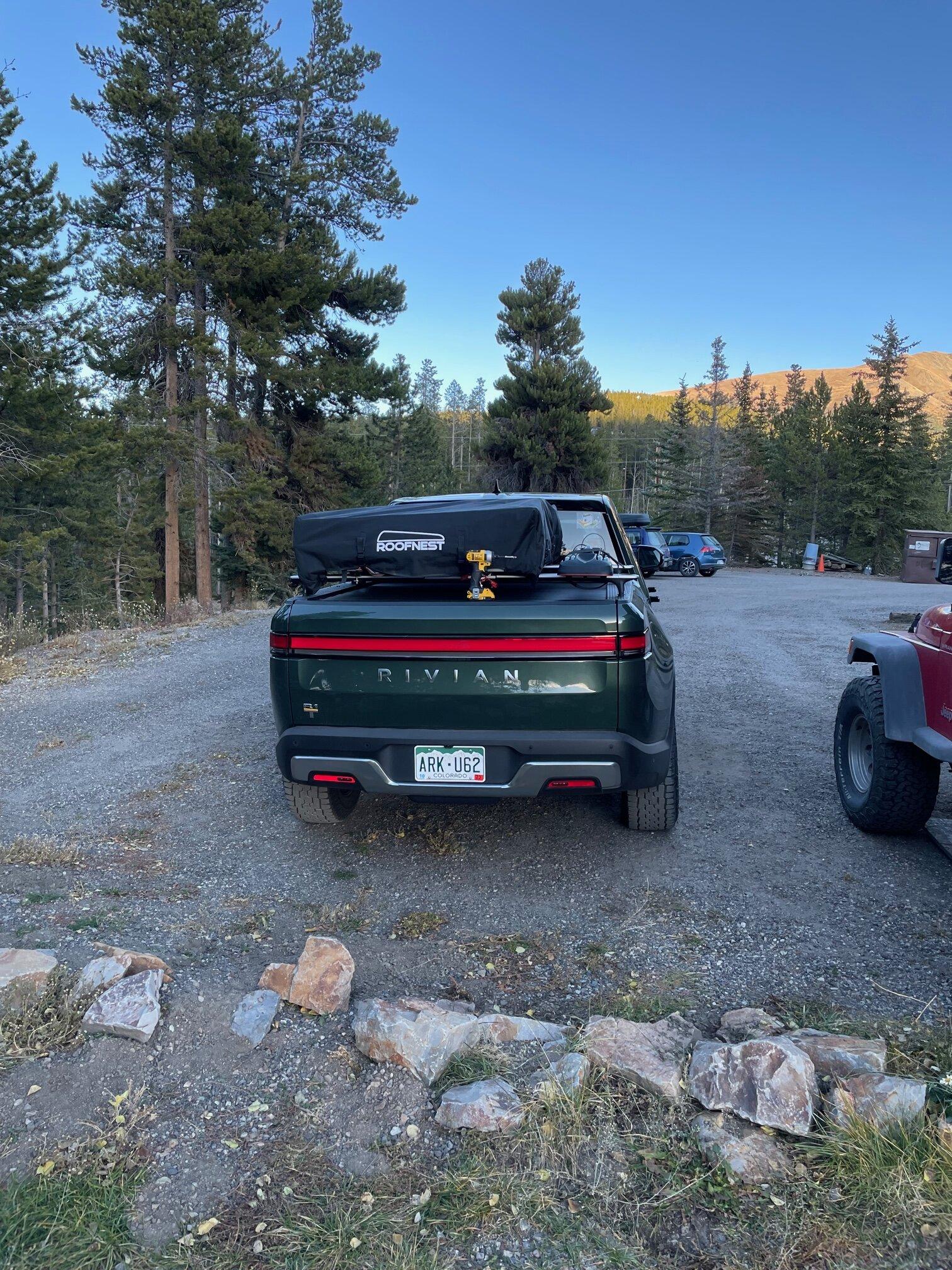 Rivian R1T R1S Non-Rivian rooftop tents IMG_3384