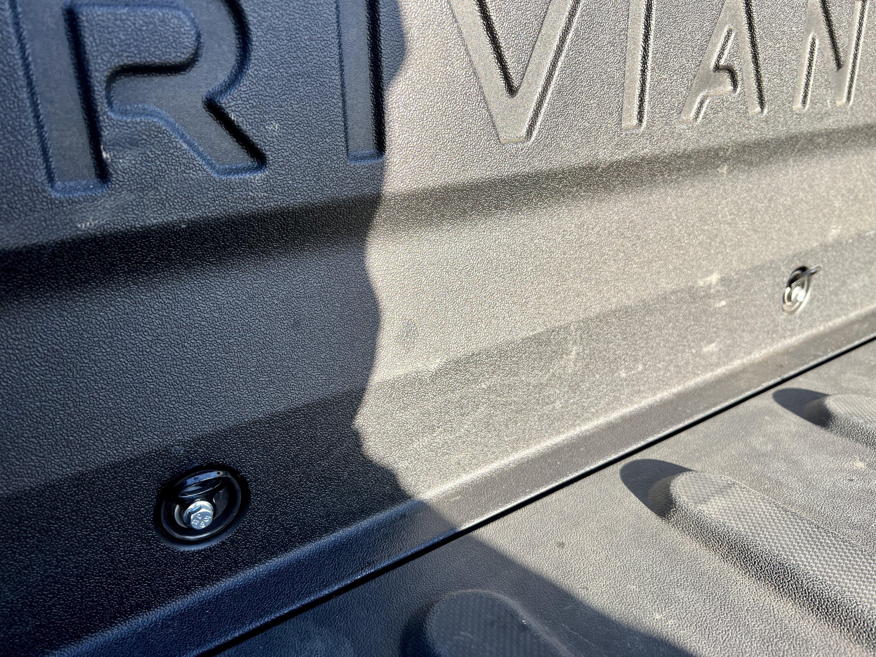 Rivian R1T R1S Damage in truck bed from my tool box IMG_2373