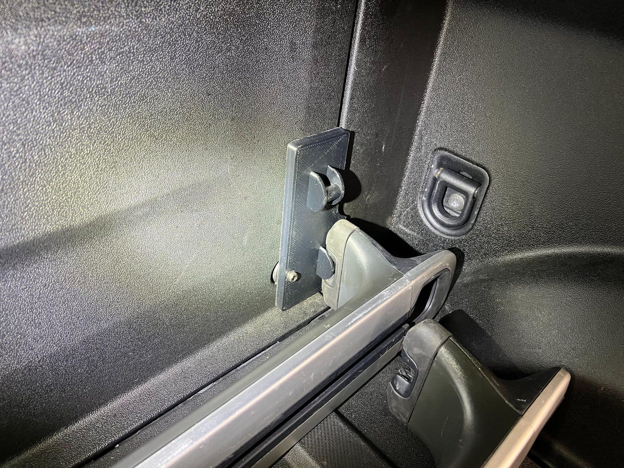 Rivian R1T R1S 3D printable Rivian R1T crossbar storage mount for the bed. d2664a01cc76810aaf9b4445e8258ba12d4d9dba429304c94eb7b50505590668