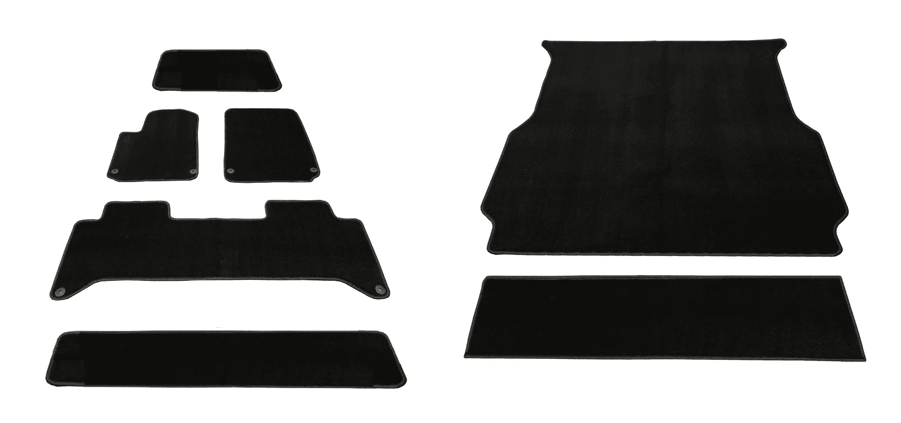 Rivian R1T R1S Introducing precision fitment / premium grade carpet floor / gear tunnel / bed mats Riv5